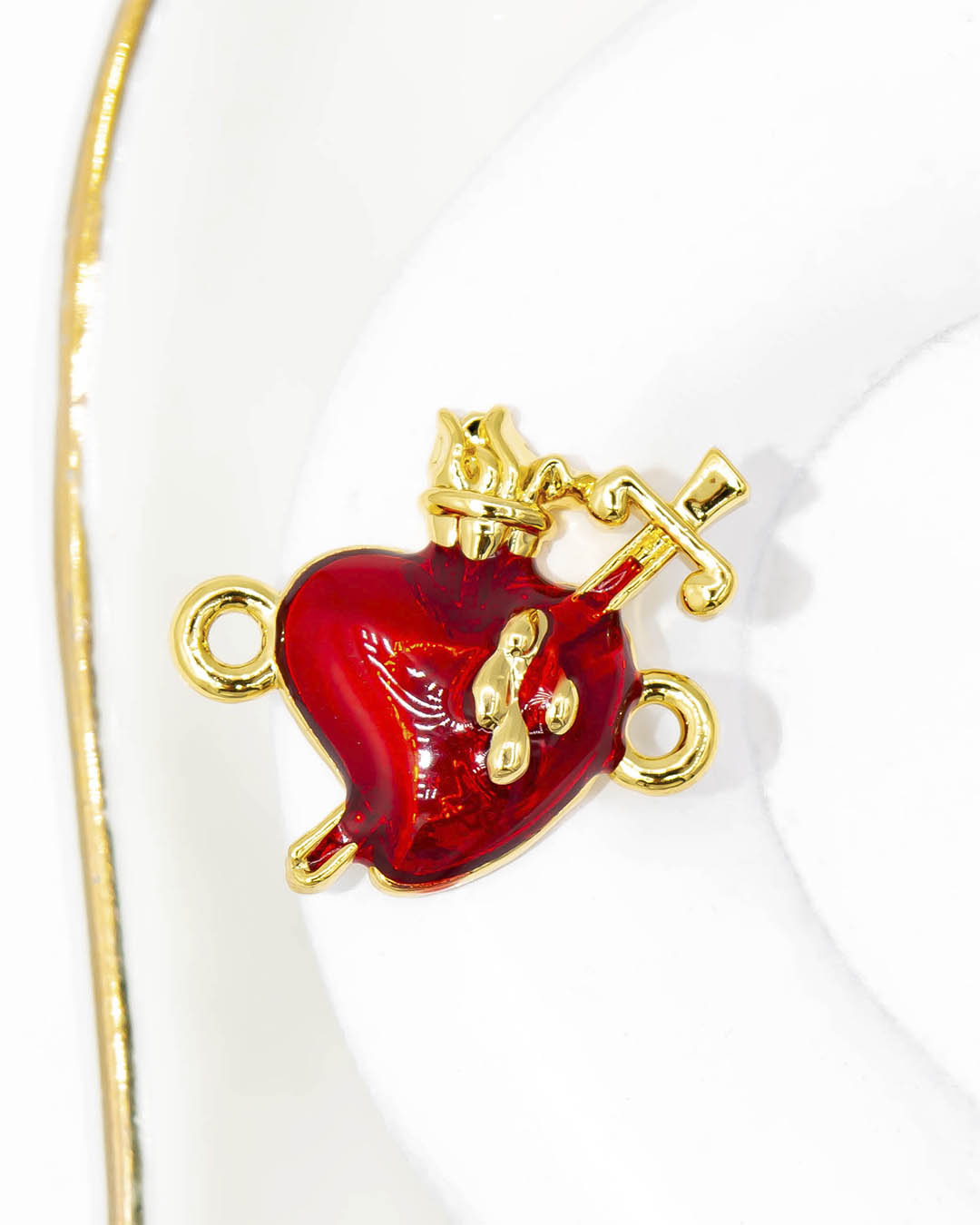 Dije pulsera corazón