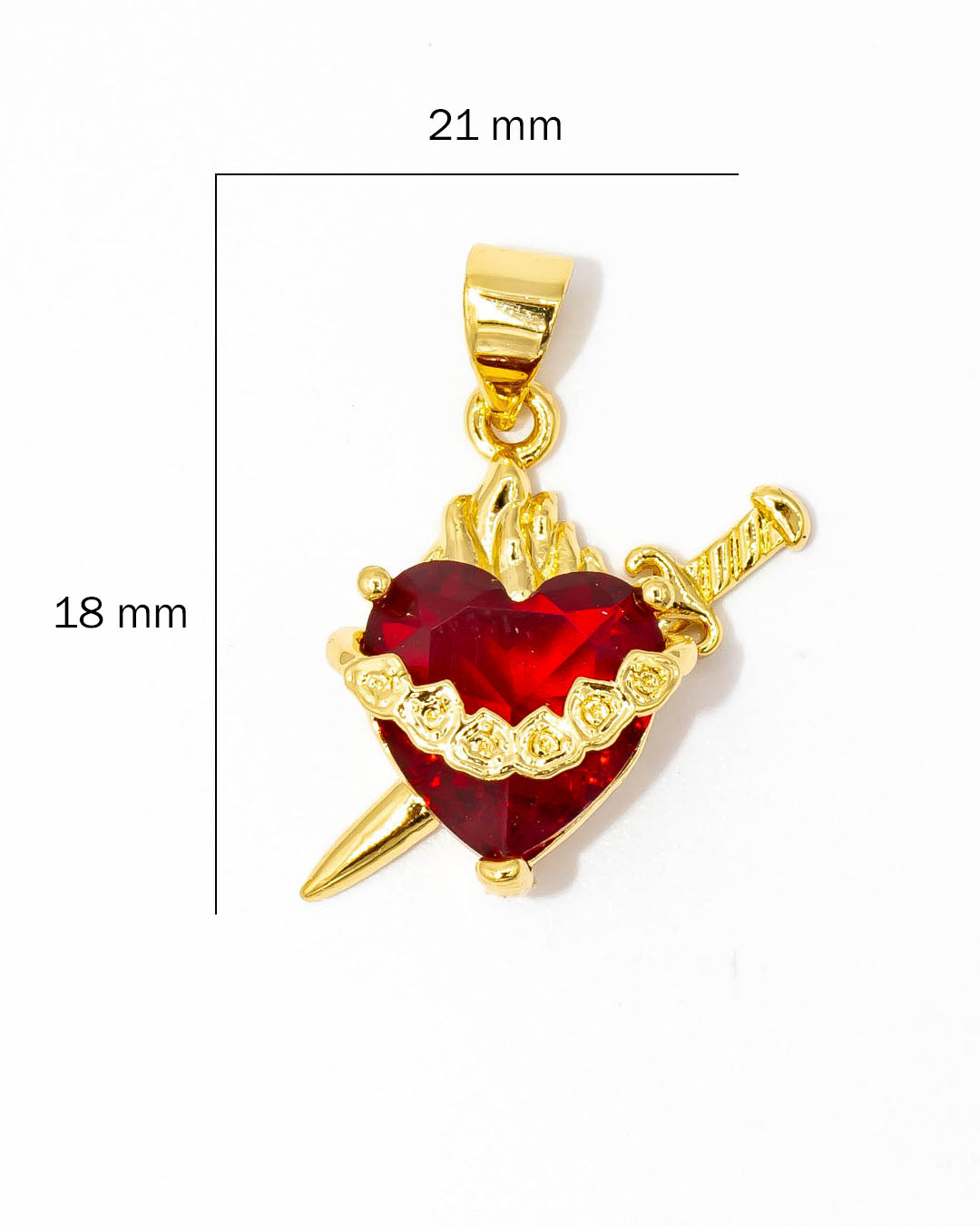 Dije corazón inmaculado de Maria