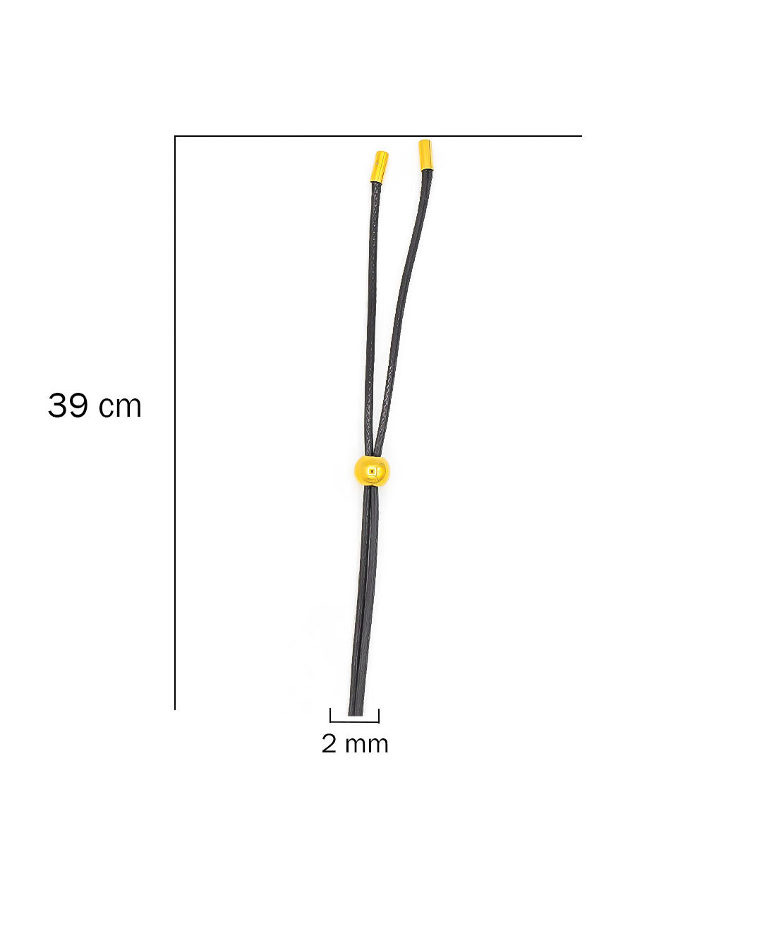 Cadena de cordón con gota