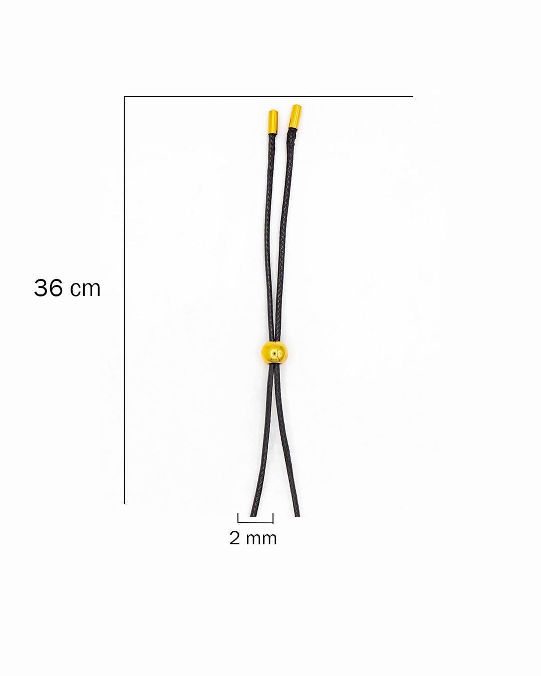 Cadena de cordón con balín