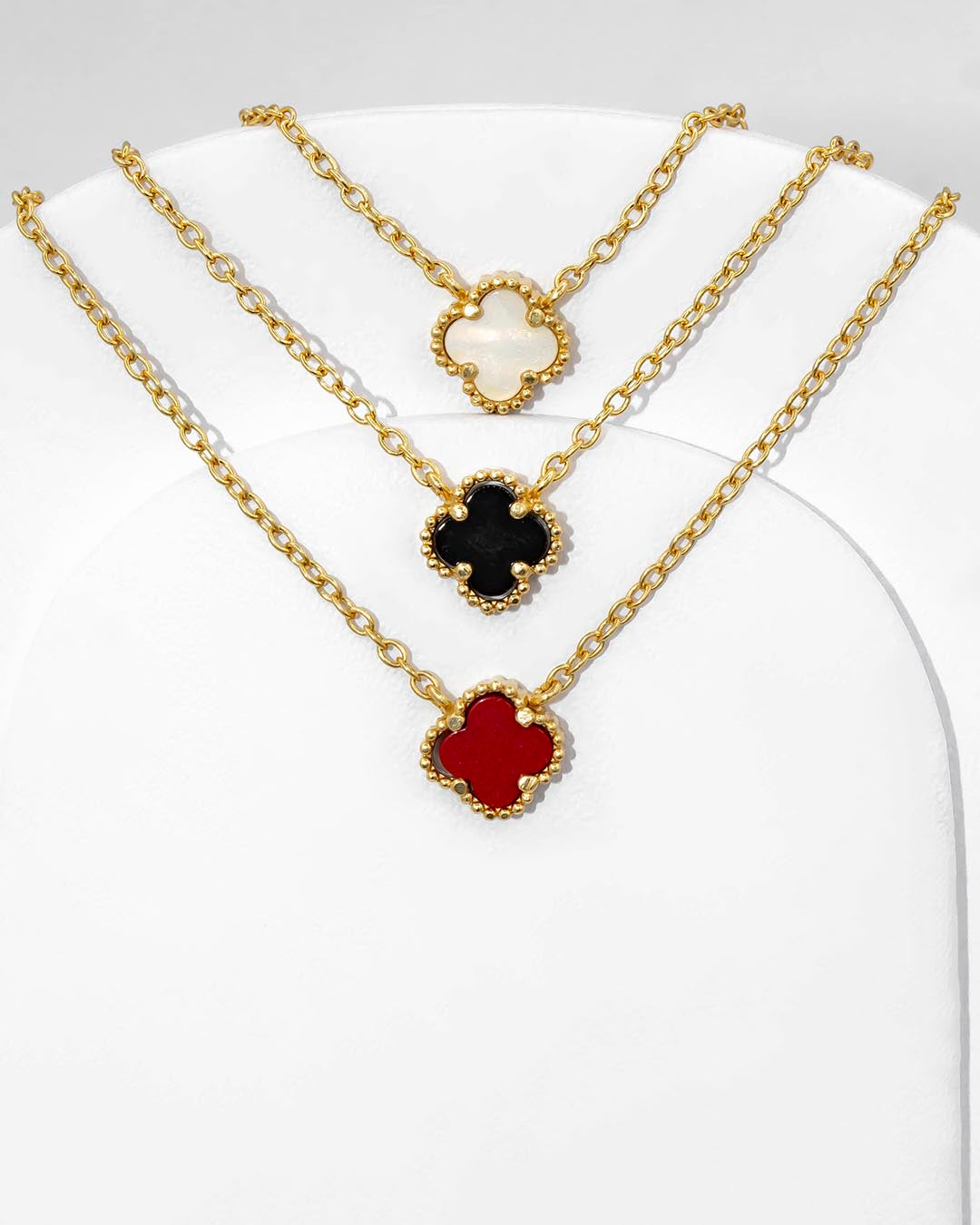 Oro Laminado cadena trébol