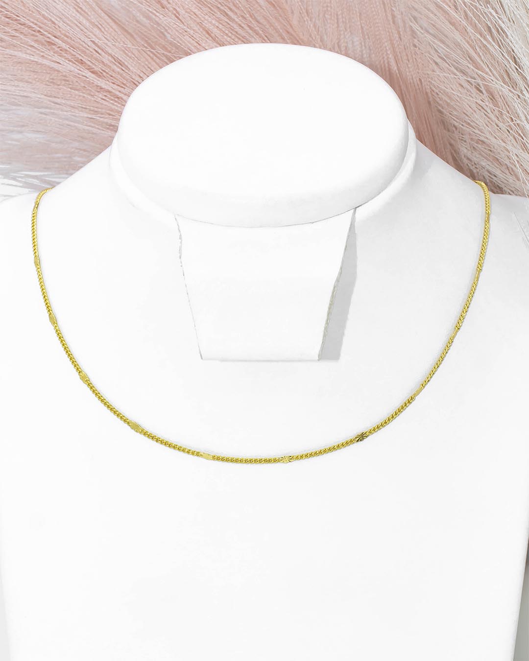 Cadena cubana mini placa