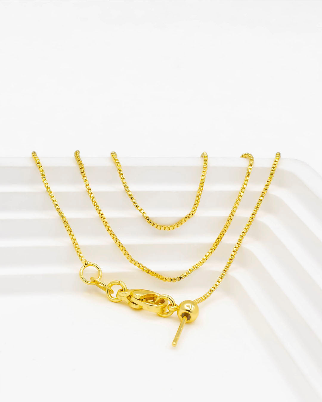 Cadena lisa de alfiler