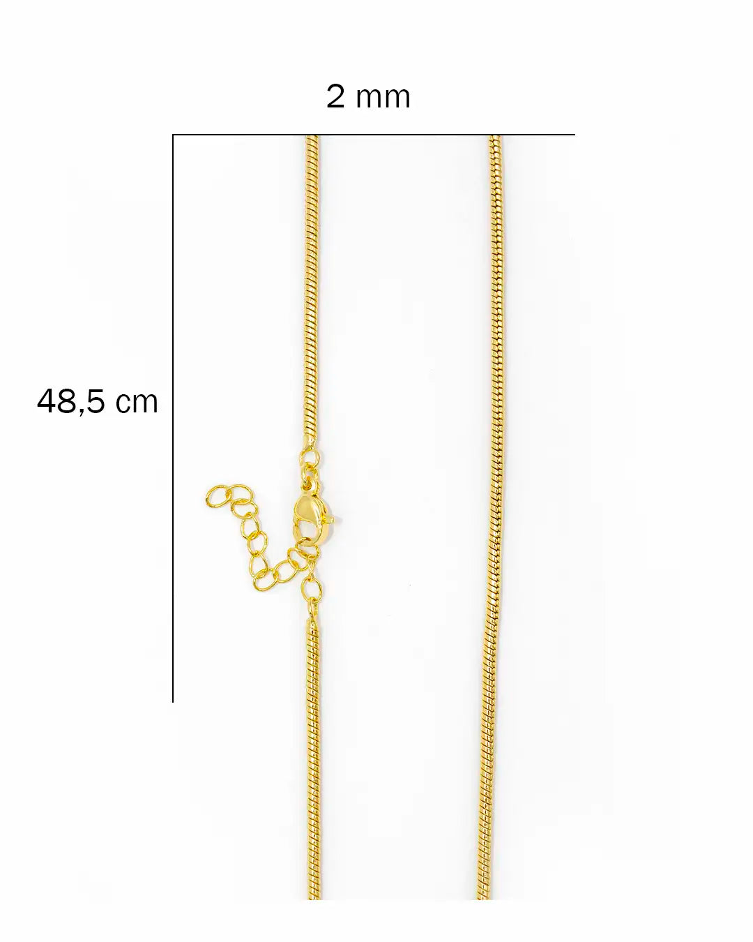 Cadena cola de ratón gruesa