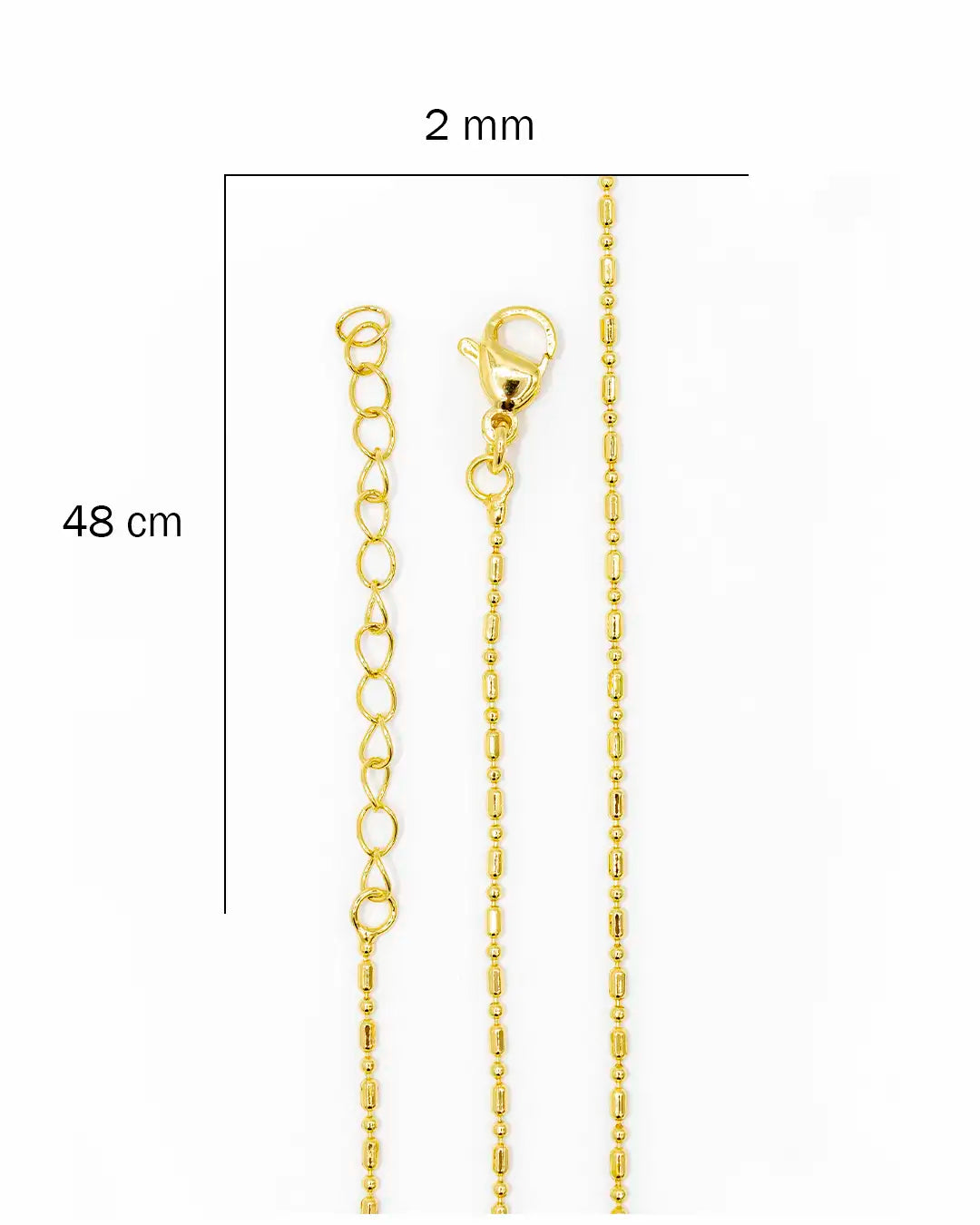 Cadena bolita palito