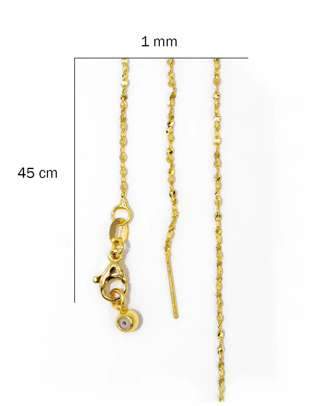 Cadena delgada aguja