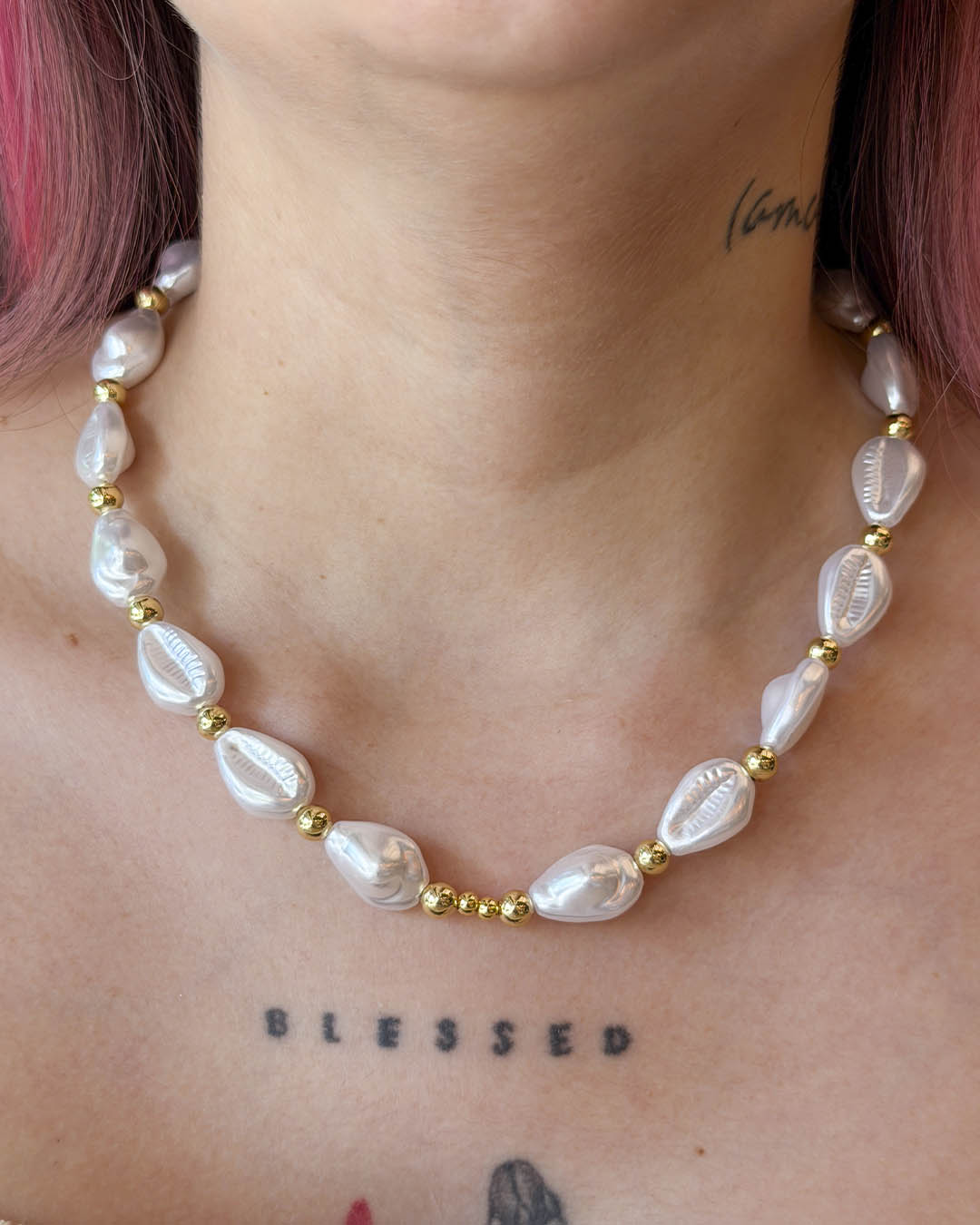 Cadena concha caracol