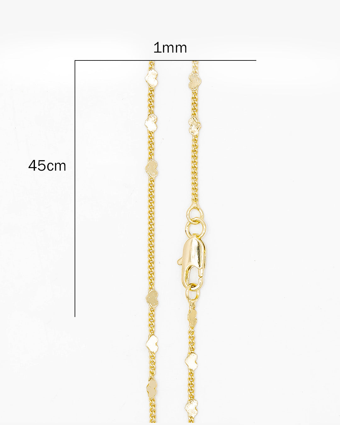 Cadena placa corazón