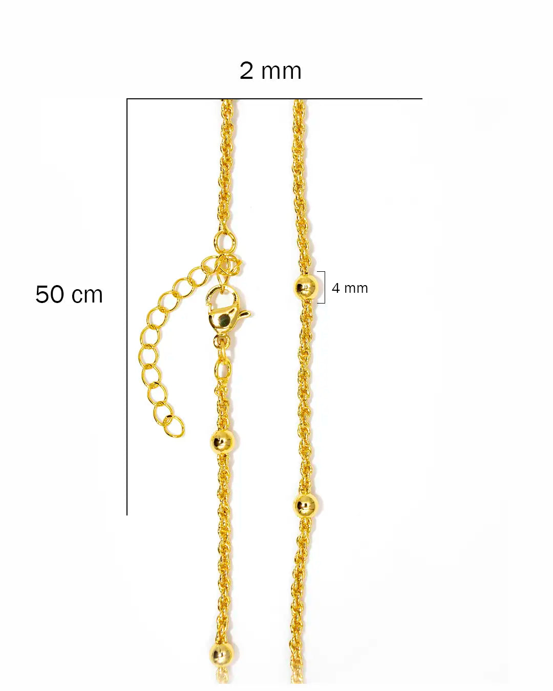 Cadena lazo mini balín