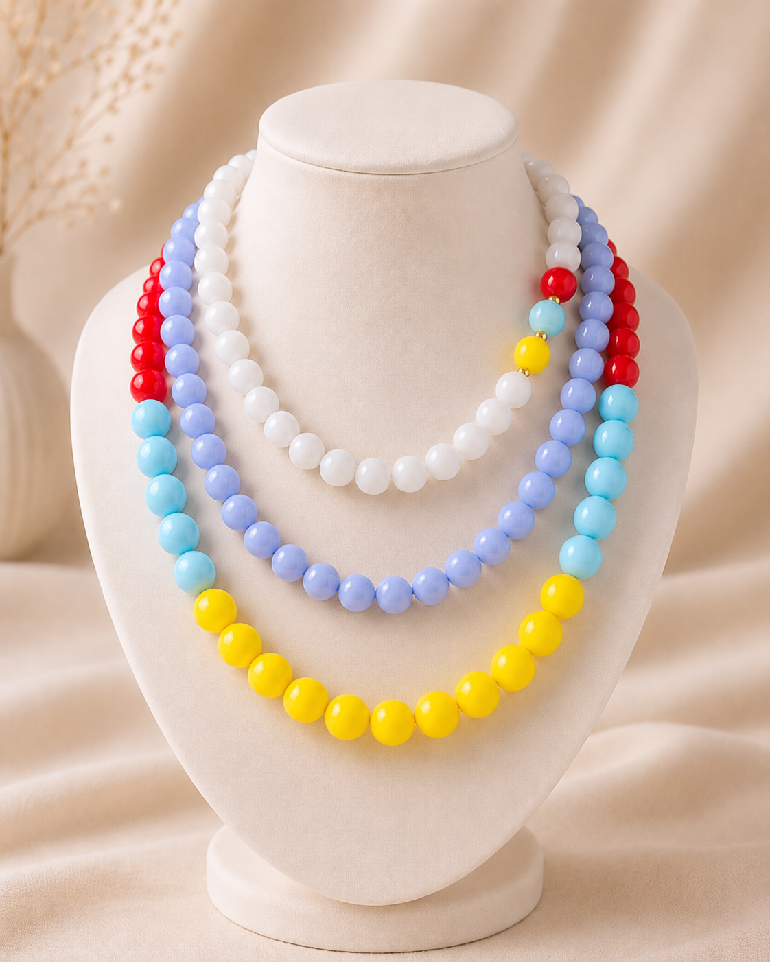 VALGATA collar perla ábaco