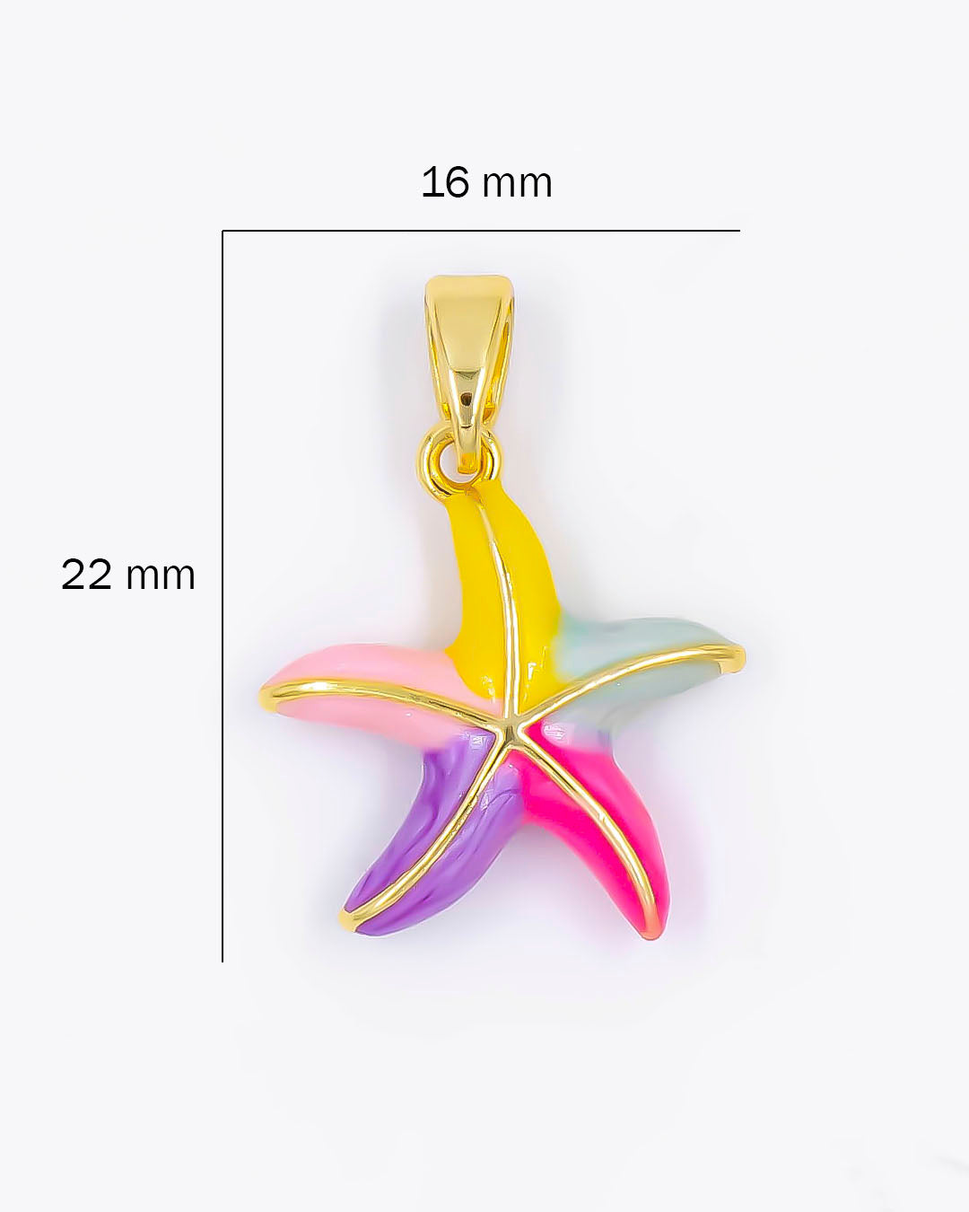 Dije estrella de mar