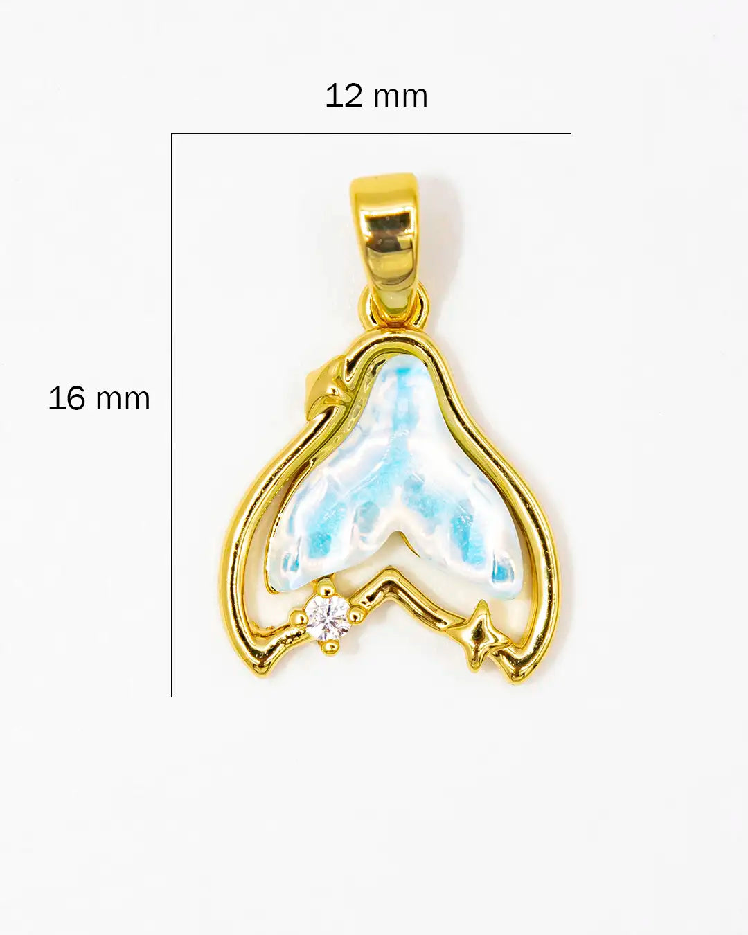 Dije cola de sirena ópalo