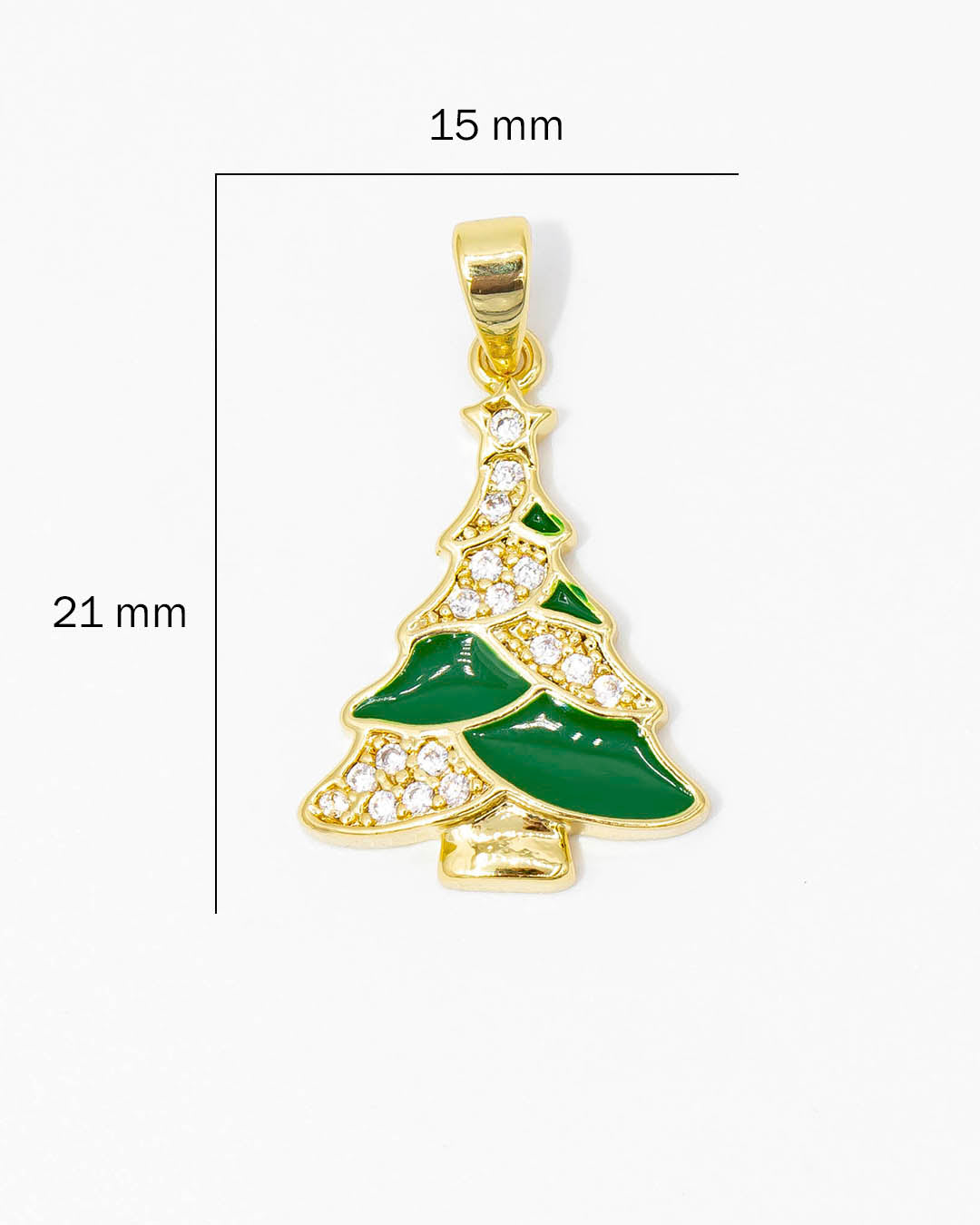 Dije navideño arbol