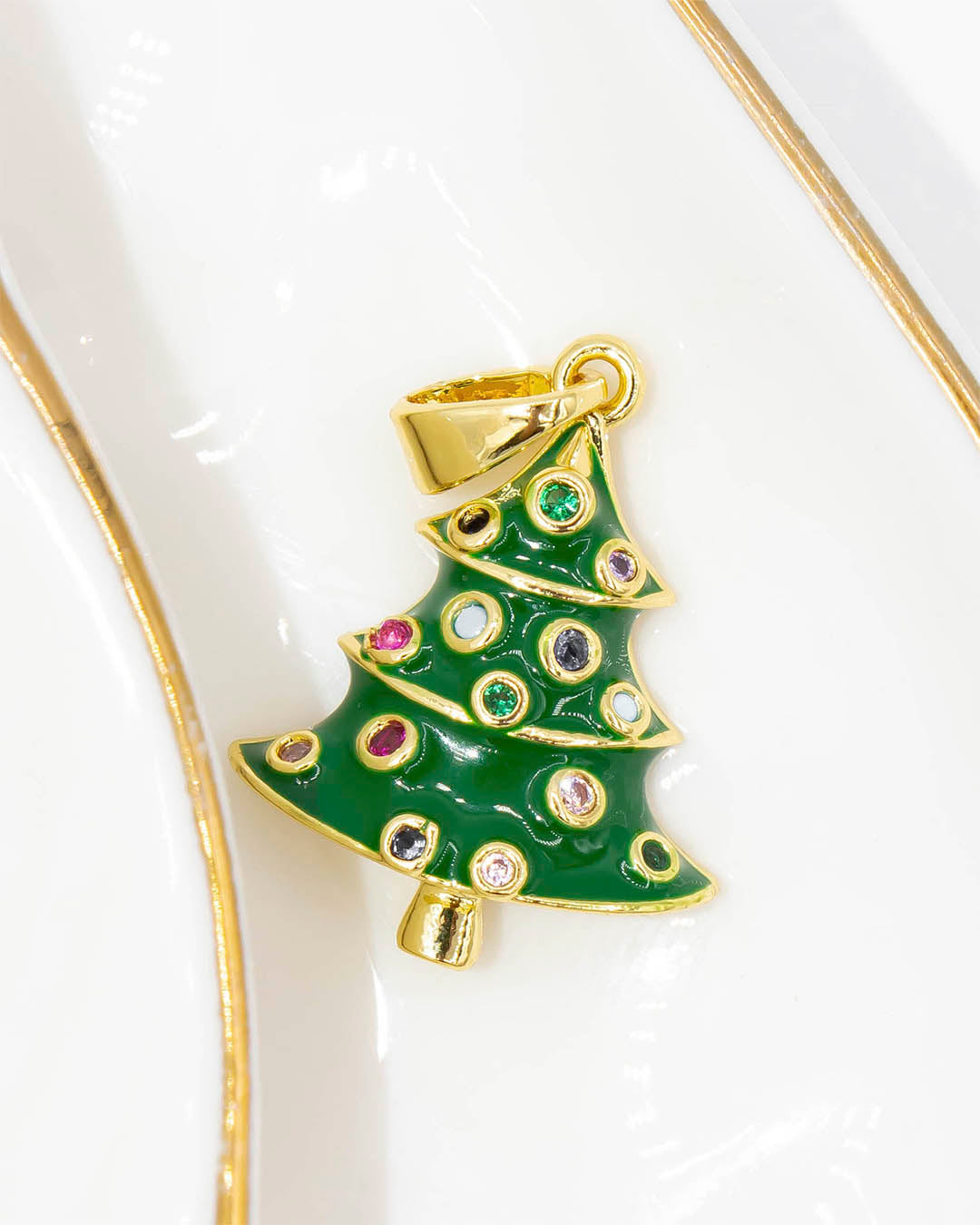 Dije navideño arbol