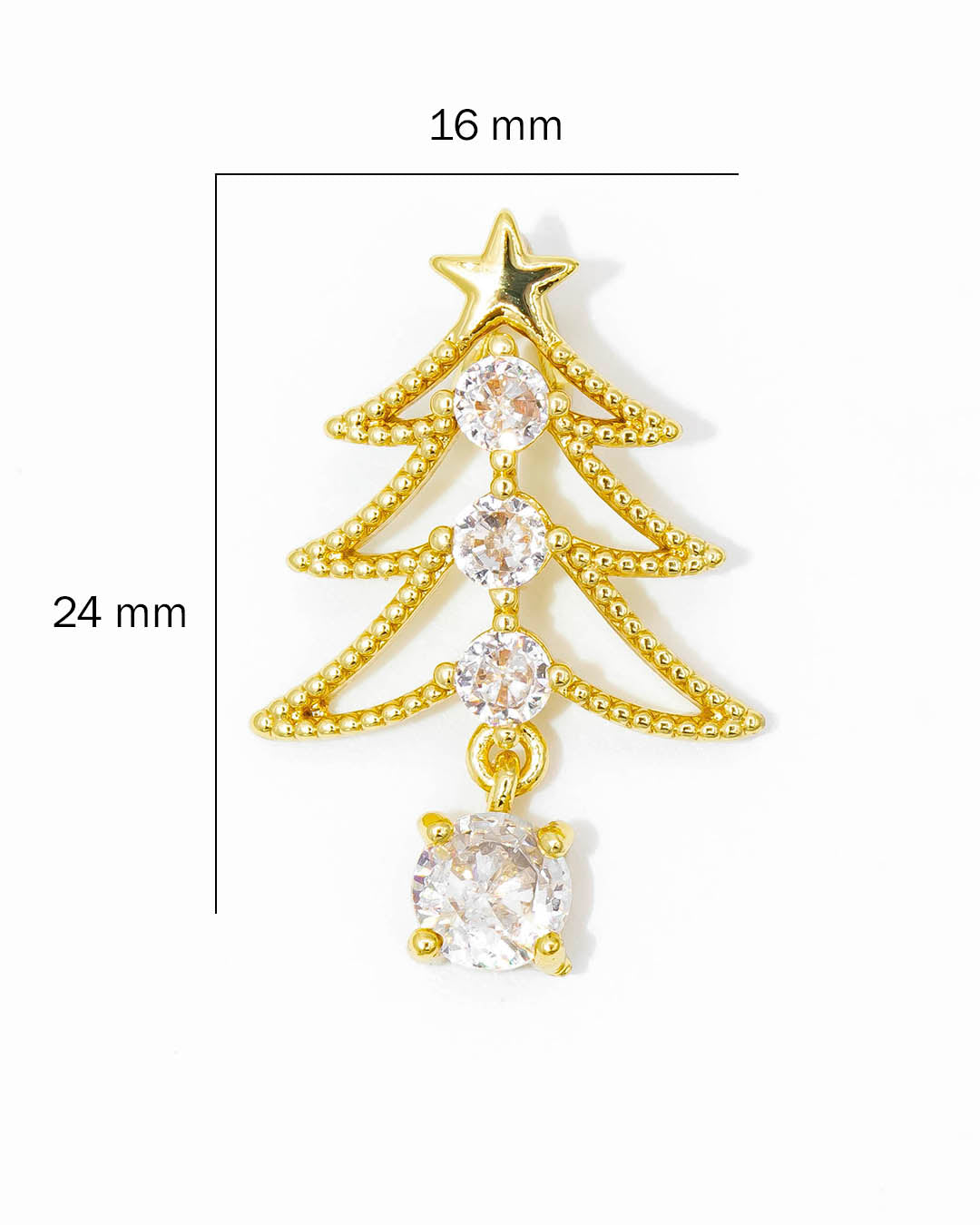 Dije navideño arbol