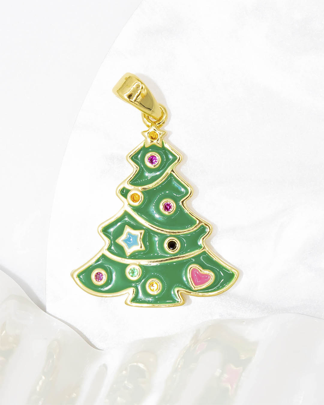 Dije navideño arbol