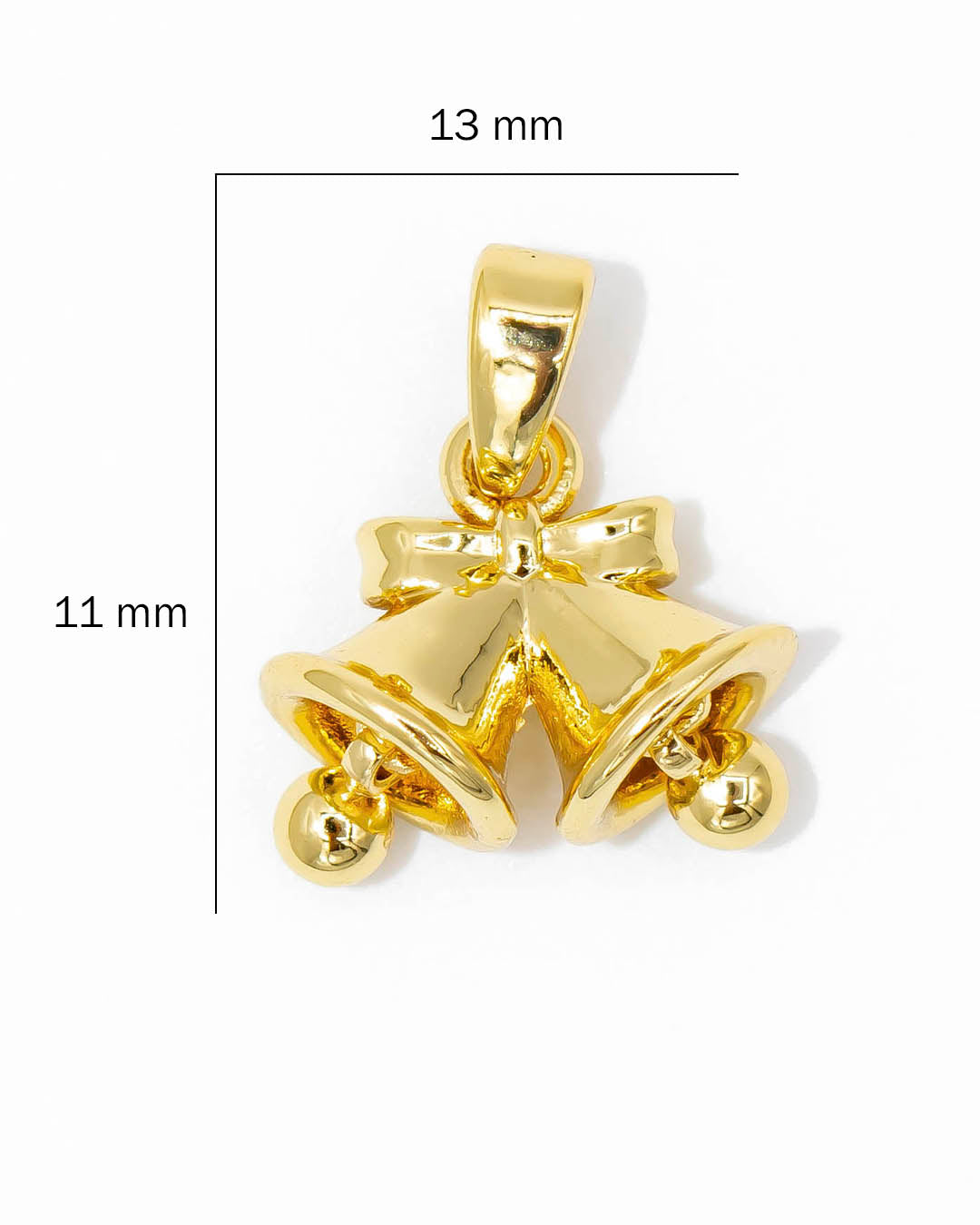 Dije navideño campana