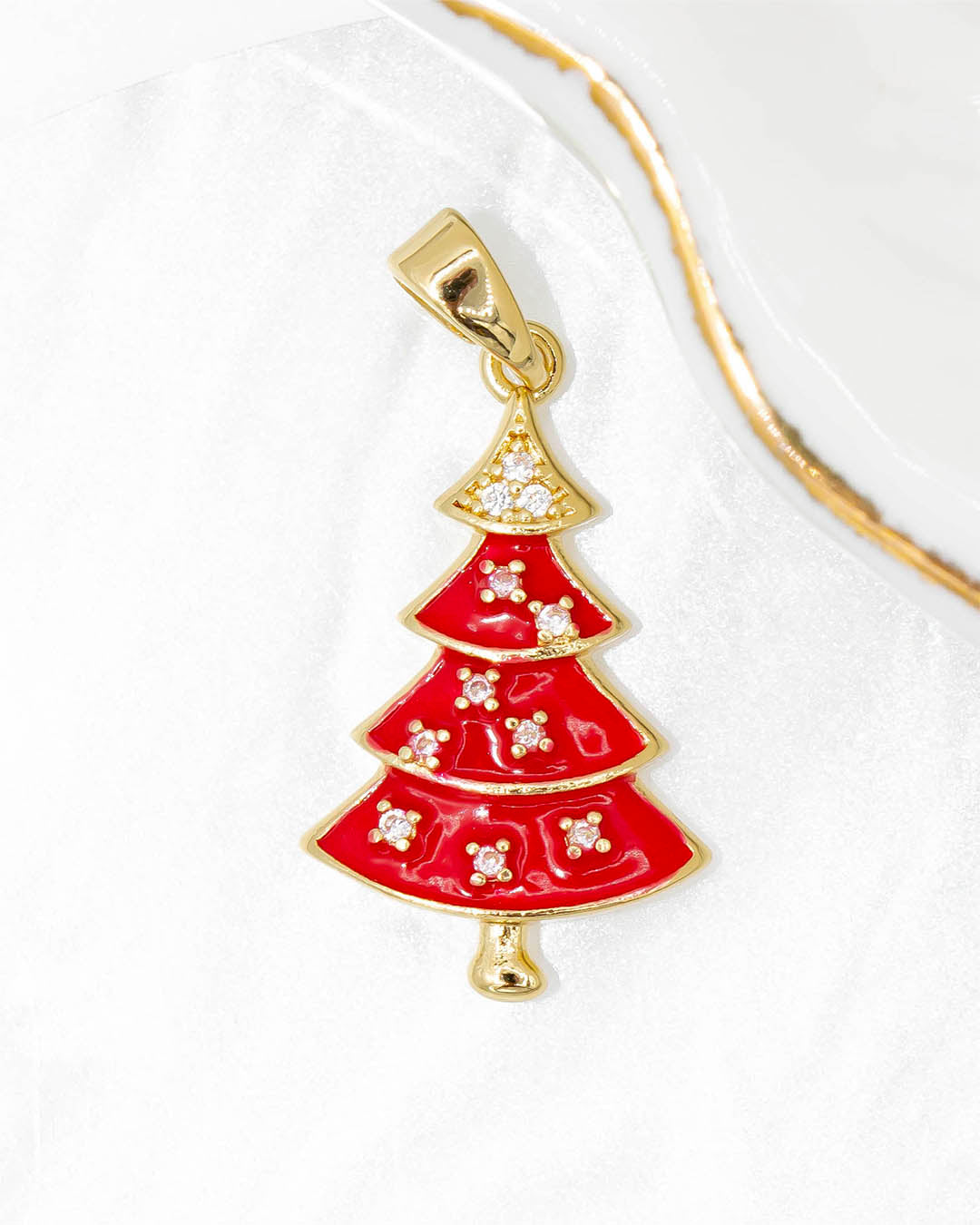 Dije navideño arbol