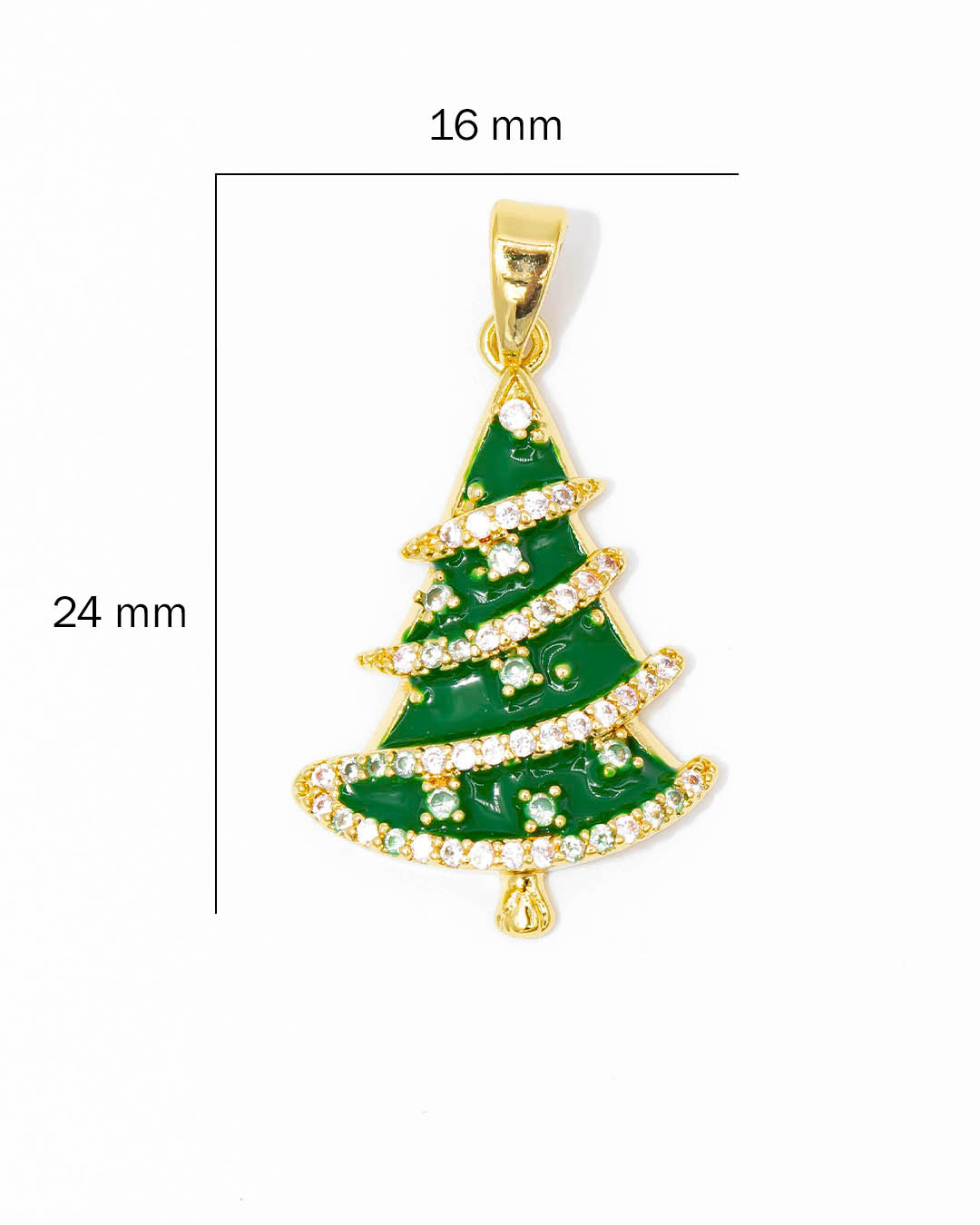 Dije navideño arbol