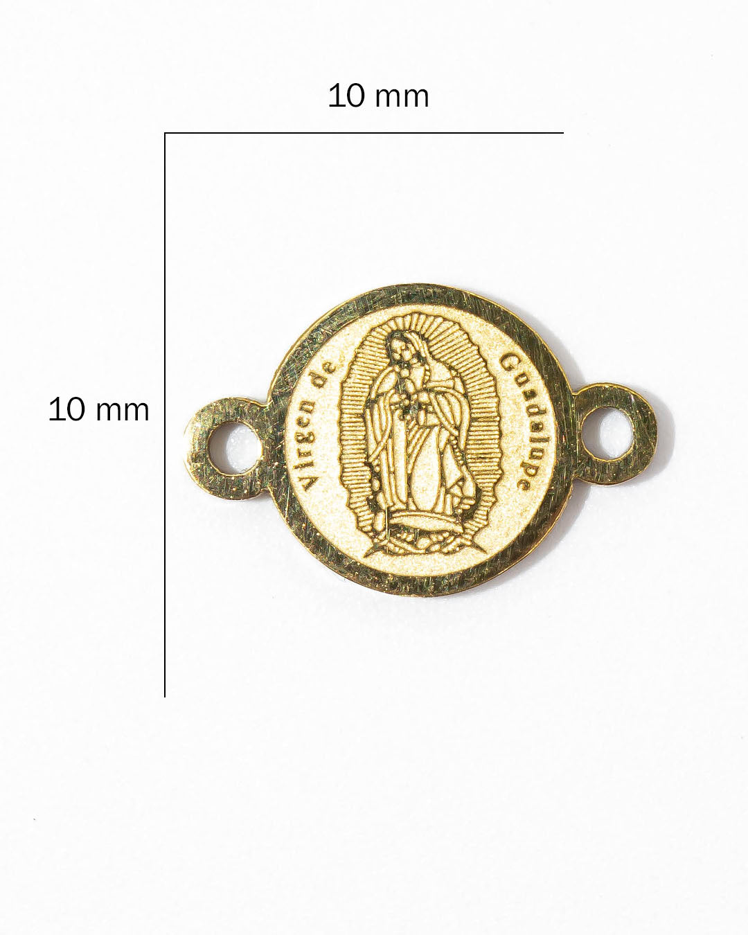 Dije pulsera Virgen del Carmen y Guadalupe