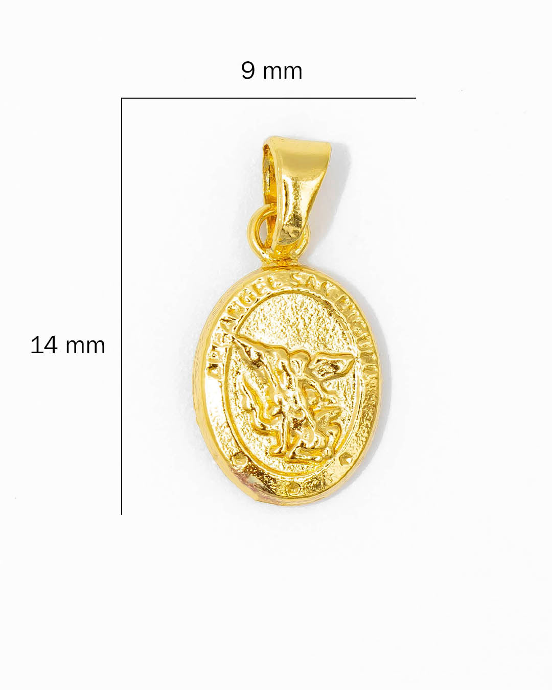 Oro laminado dije San Miguel