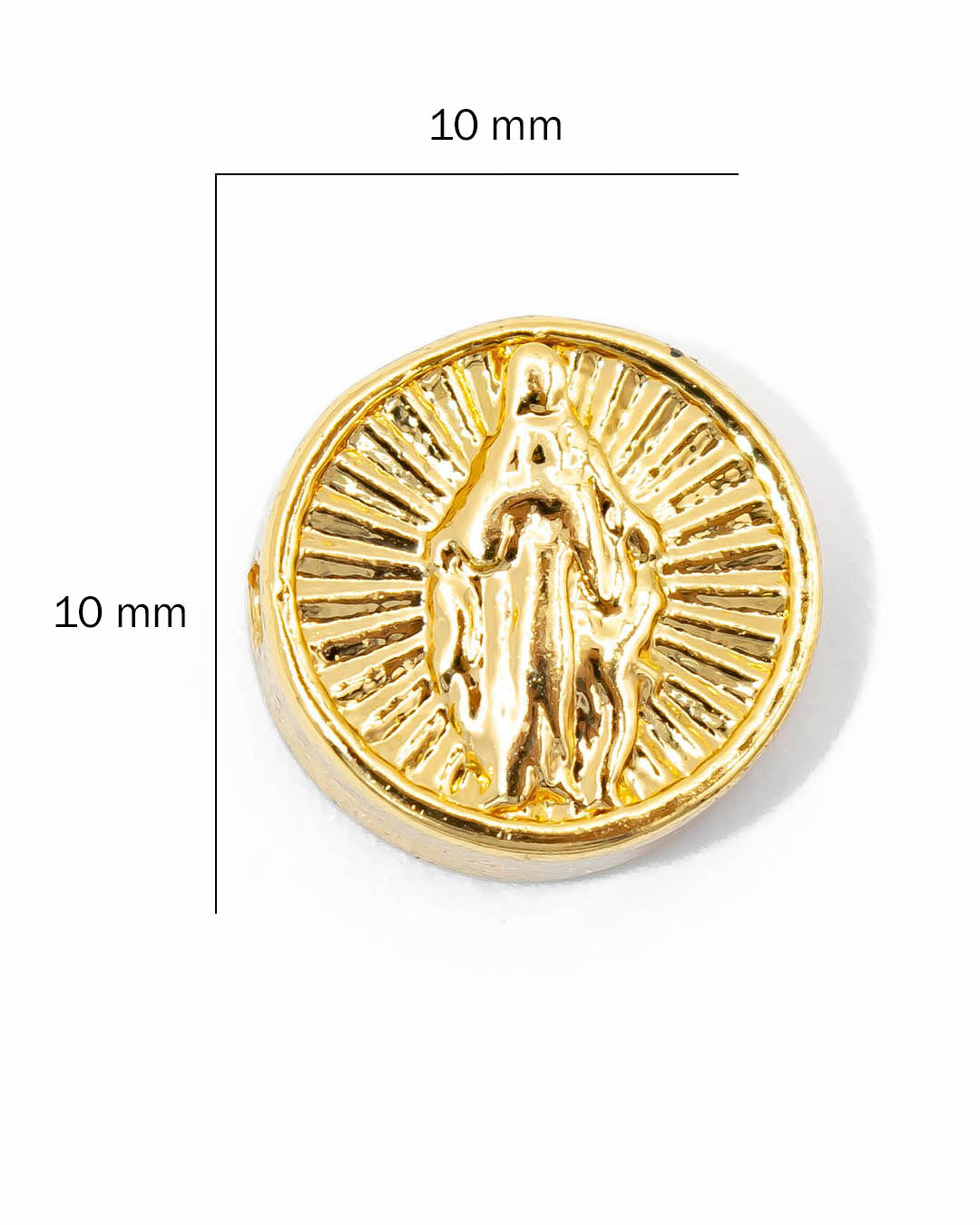 Oro laminado dije Virgen Milagrosa