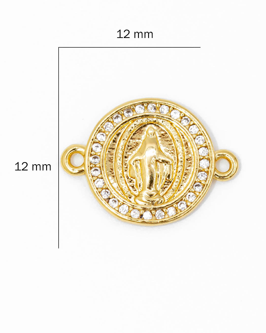 Oro laminado dije Virgen Milagrosa