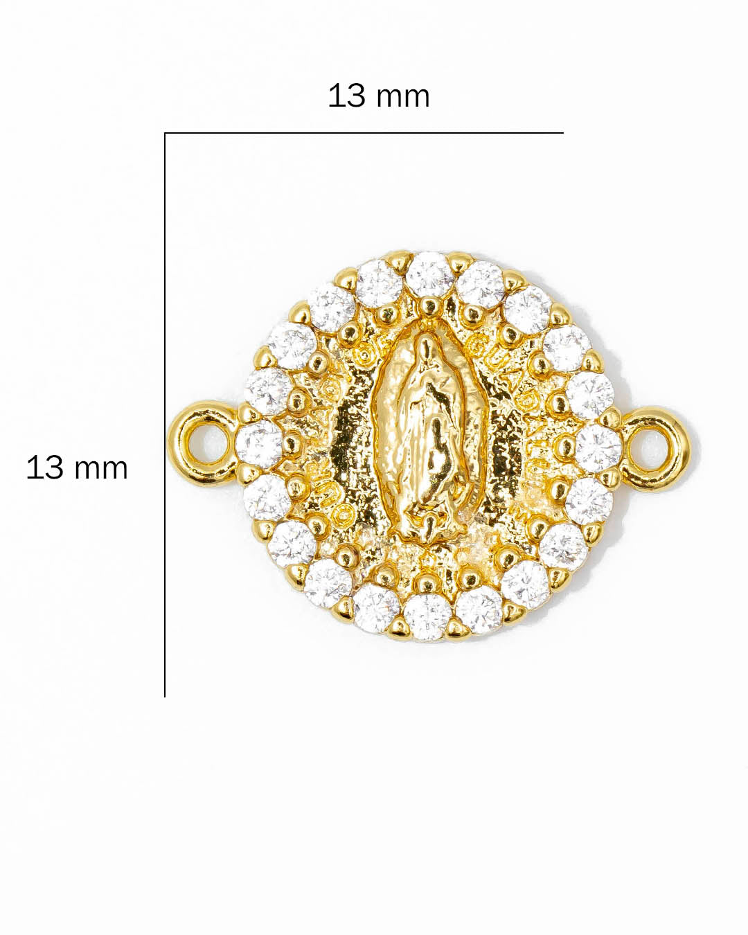 Oro laminado dije Virgen Guadalupe