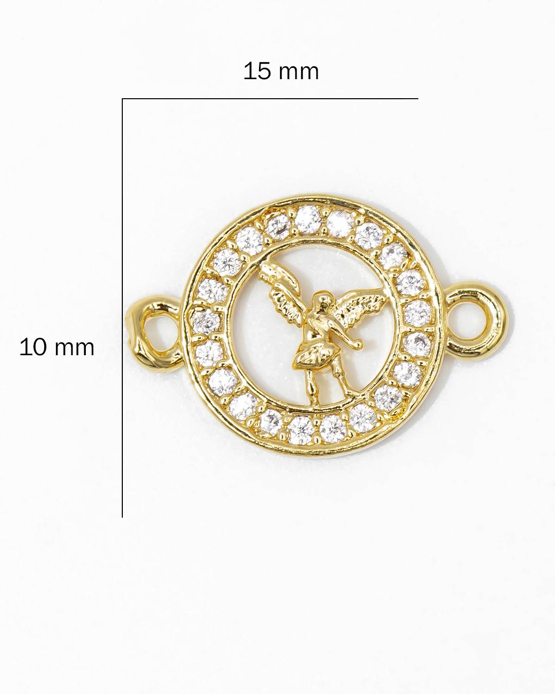 Oro laminado dije pulsera san miguel