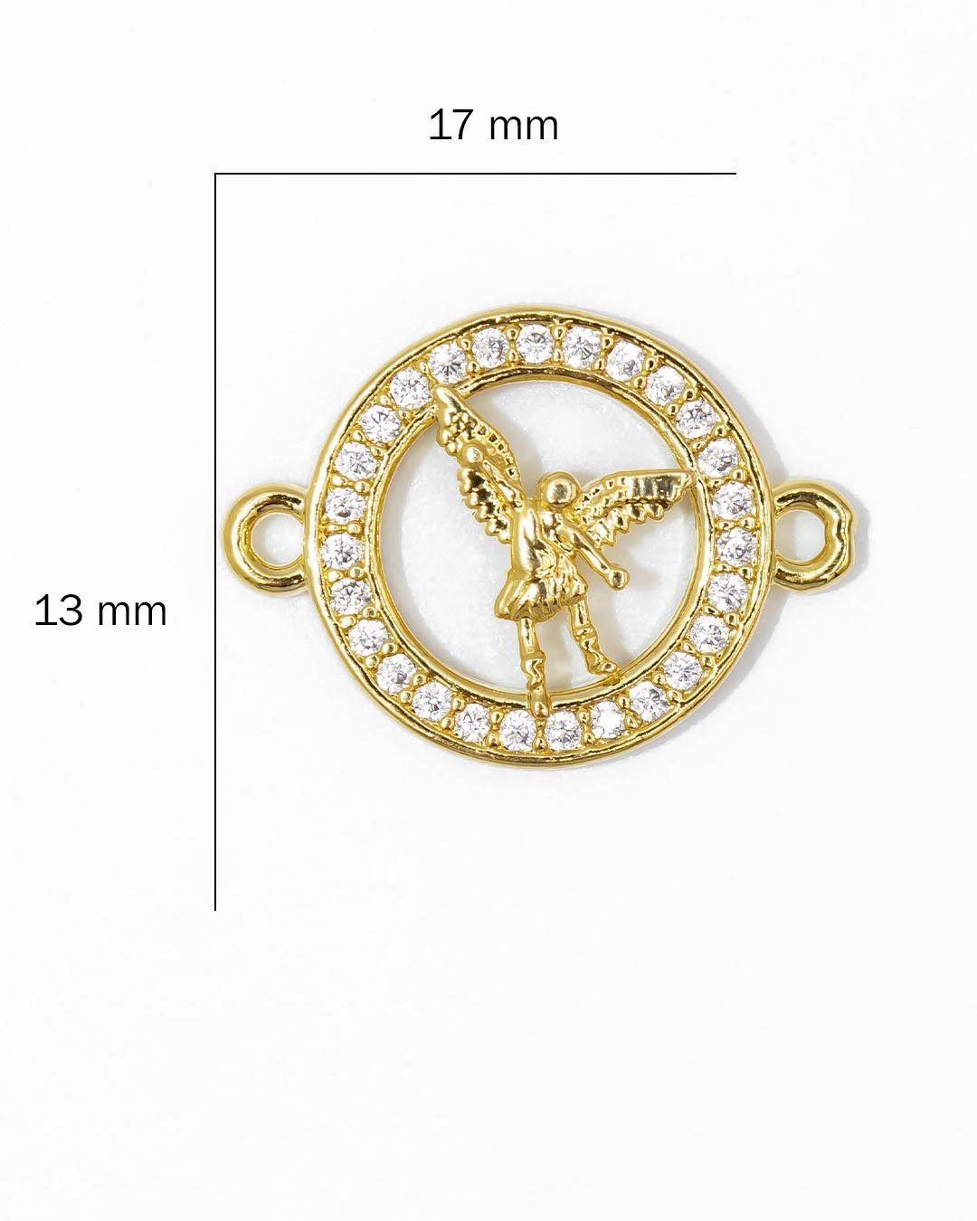 Oro laminado dije pulsera san miguel