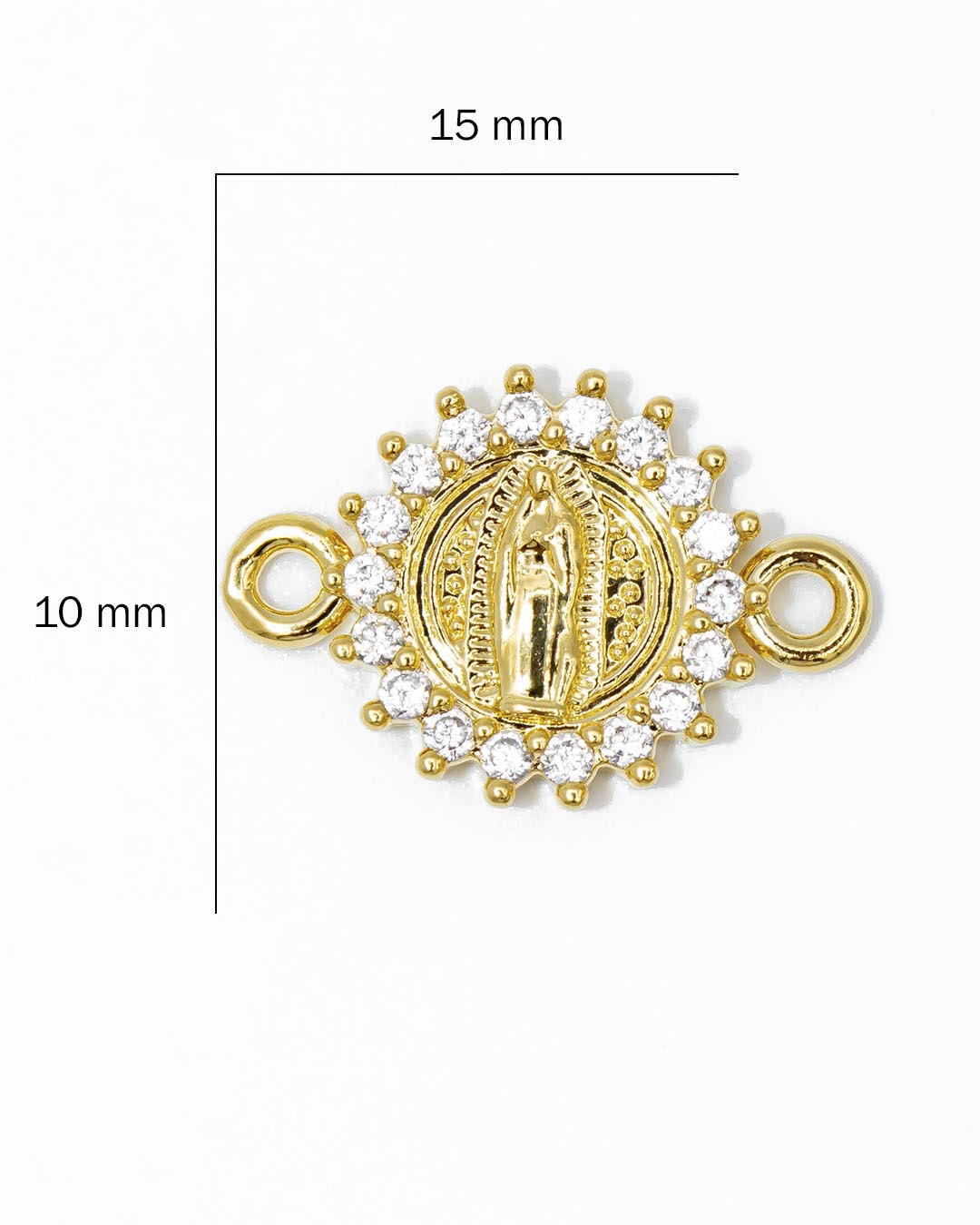 Oro laminado dije pulsera virgen Guadalupe