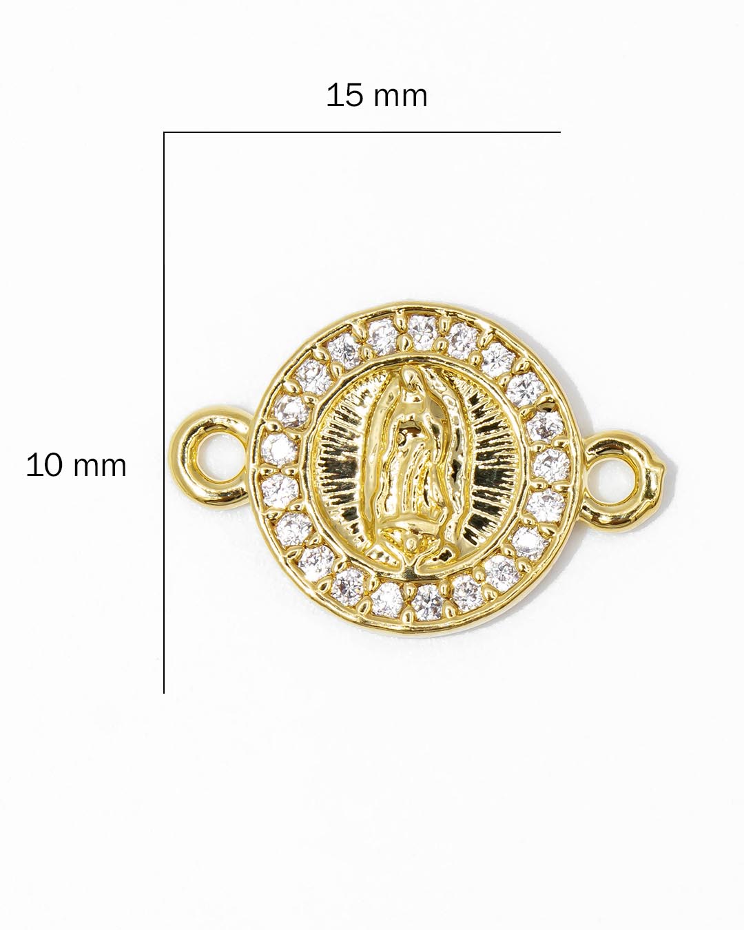 Oro laminado dije Virgen Guadalupe