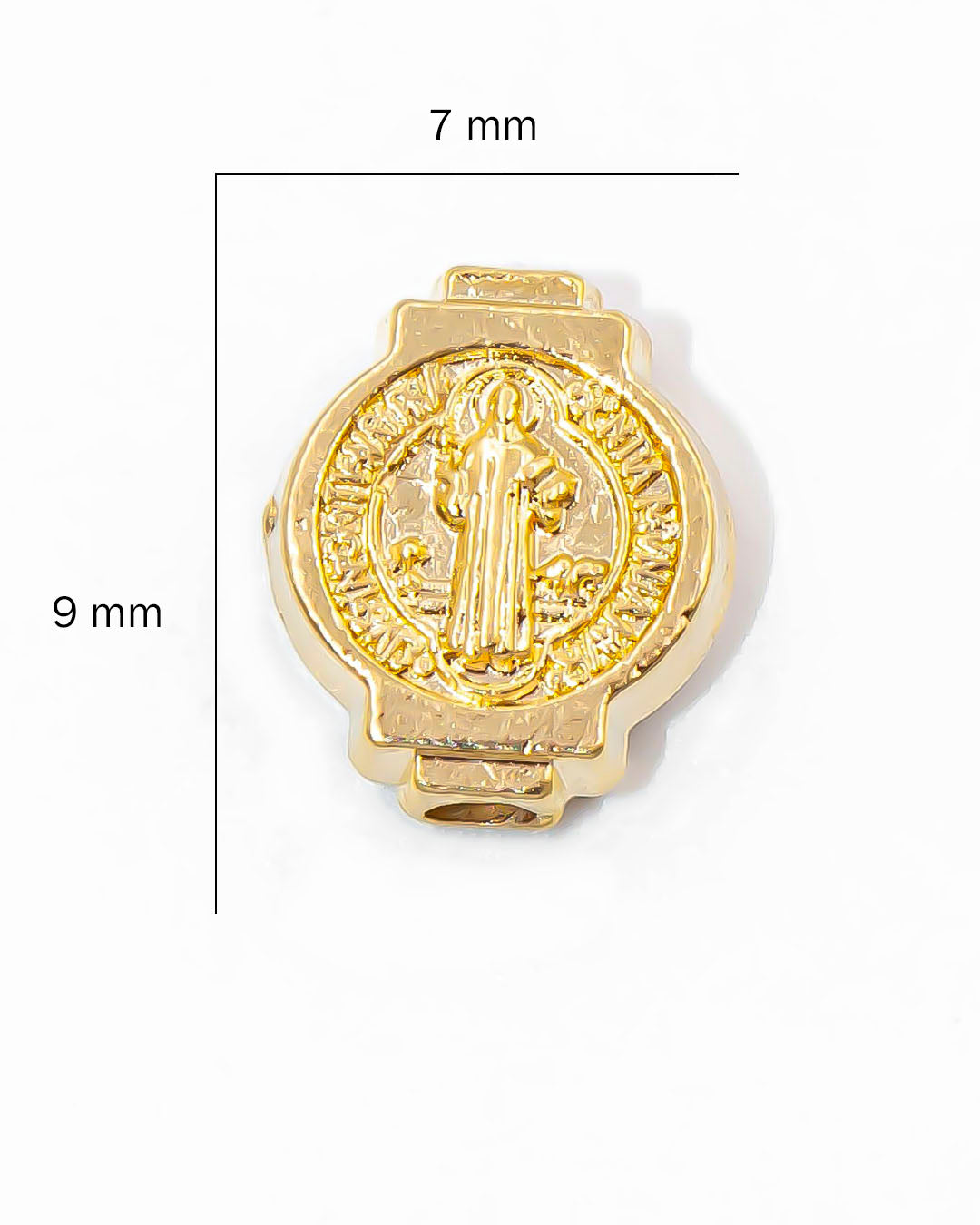 Oro Laminado San Benito pasador