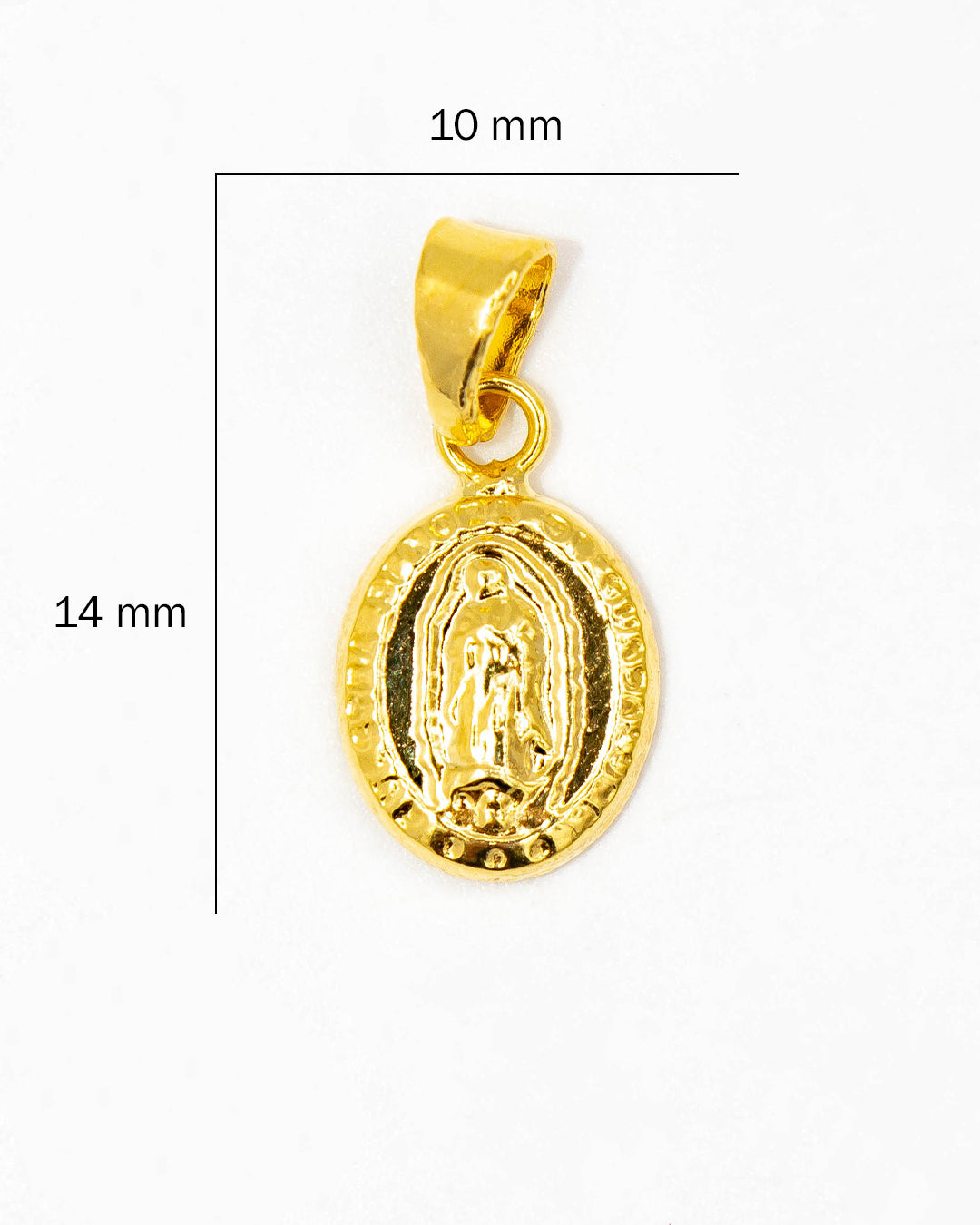 Oro laminado dije Guadalupe