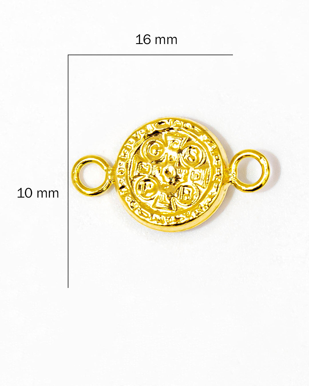 Oro laminado dije San Benito