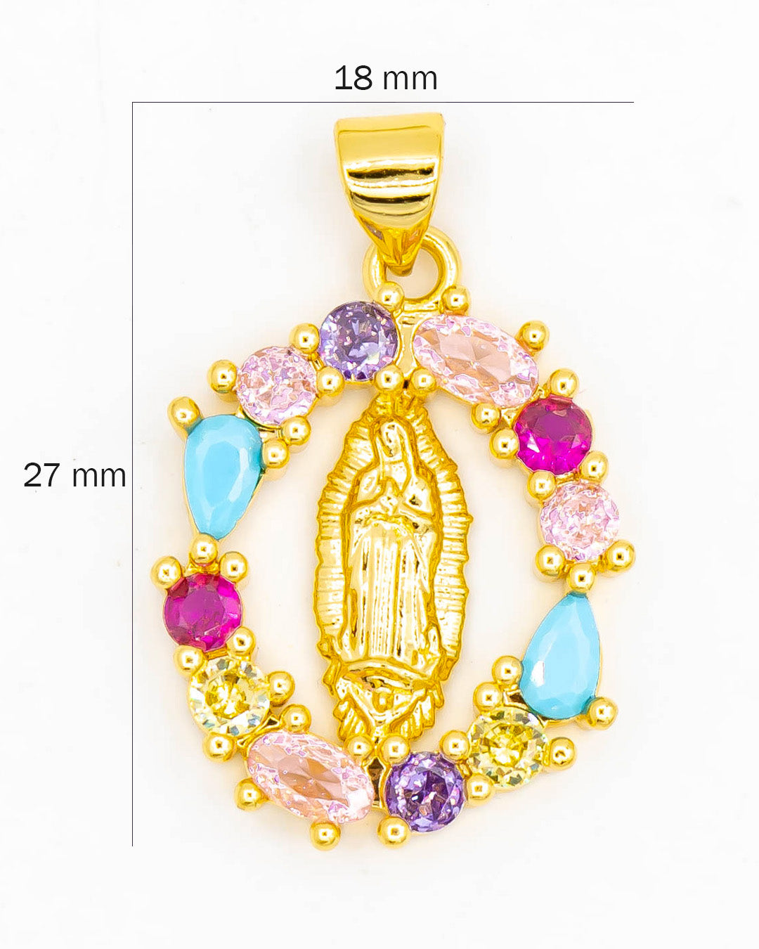 Dije virgen de Guadalupe circones tuti