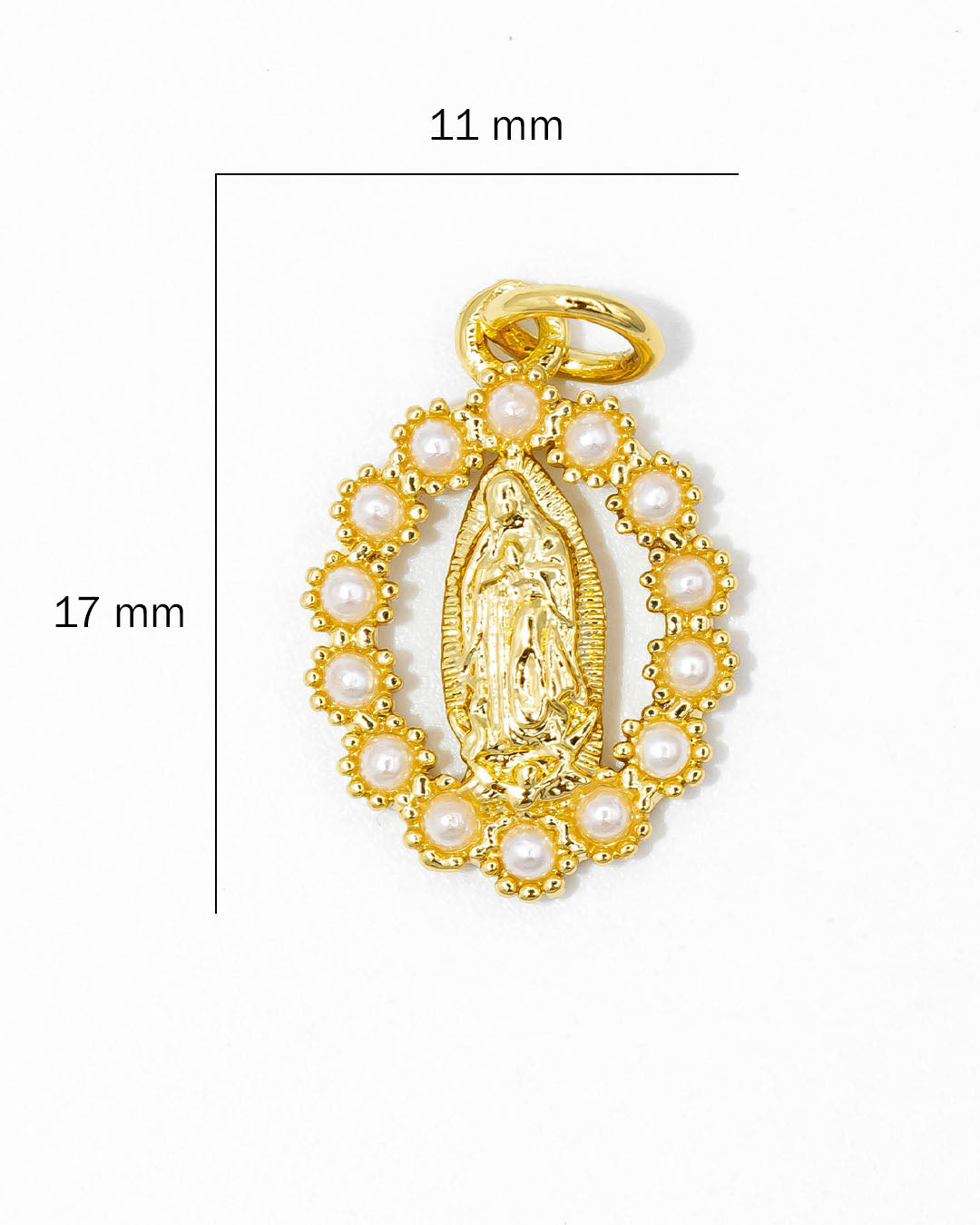 Dije virgen perlas