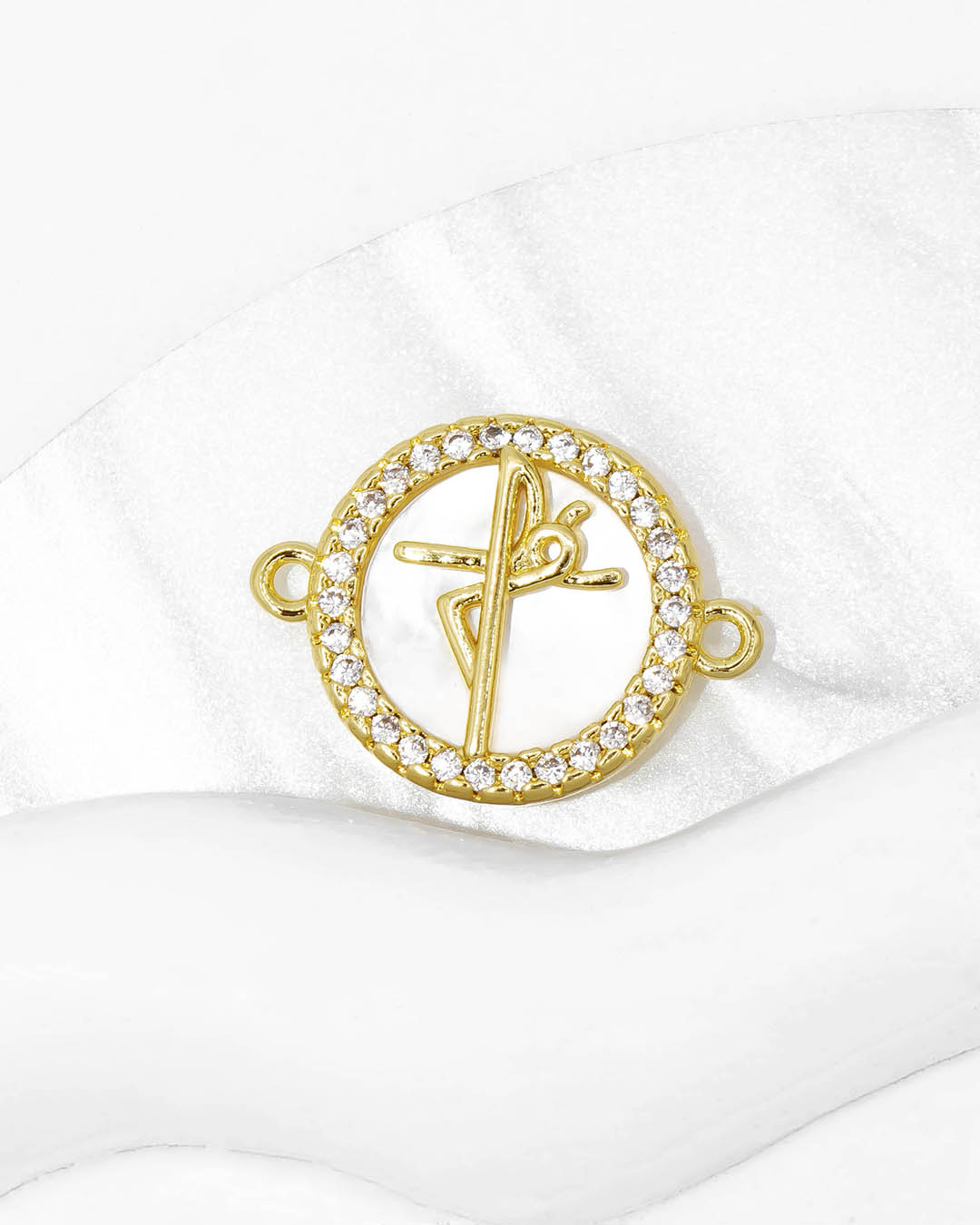 Dije pulsera fe nácar