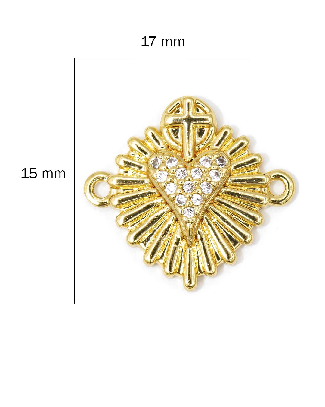 Dije corazón inmaculado circones