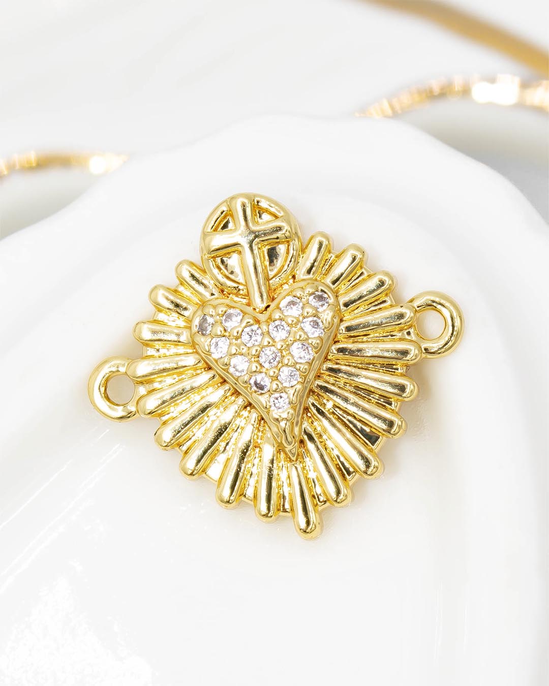 Dije corazón inmaculado circones