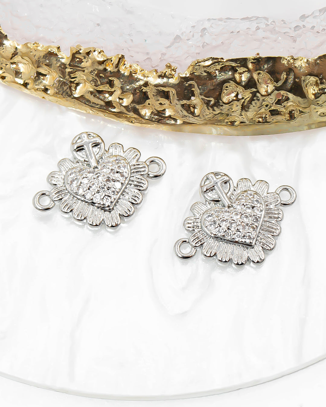 Dije corazón inmaculado circones