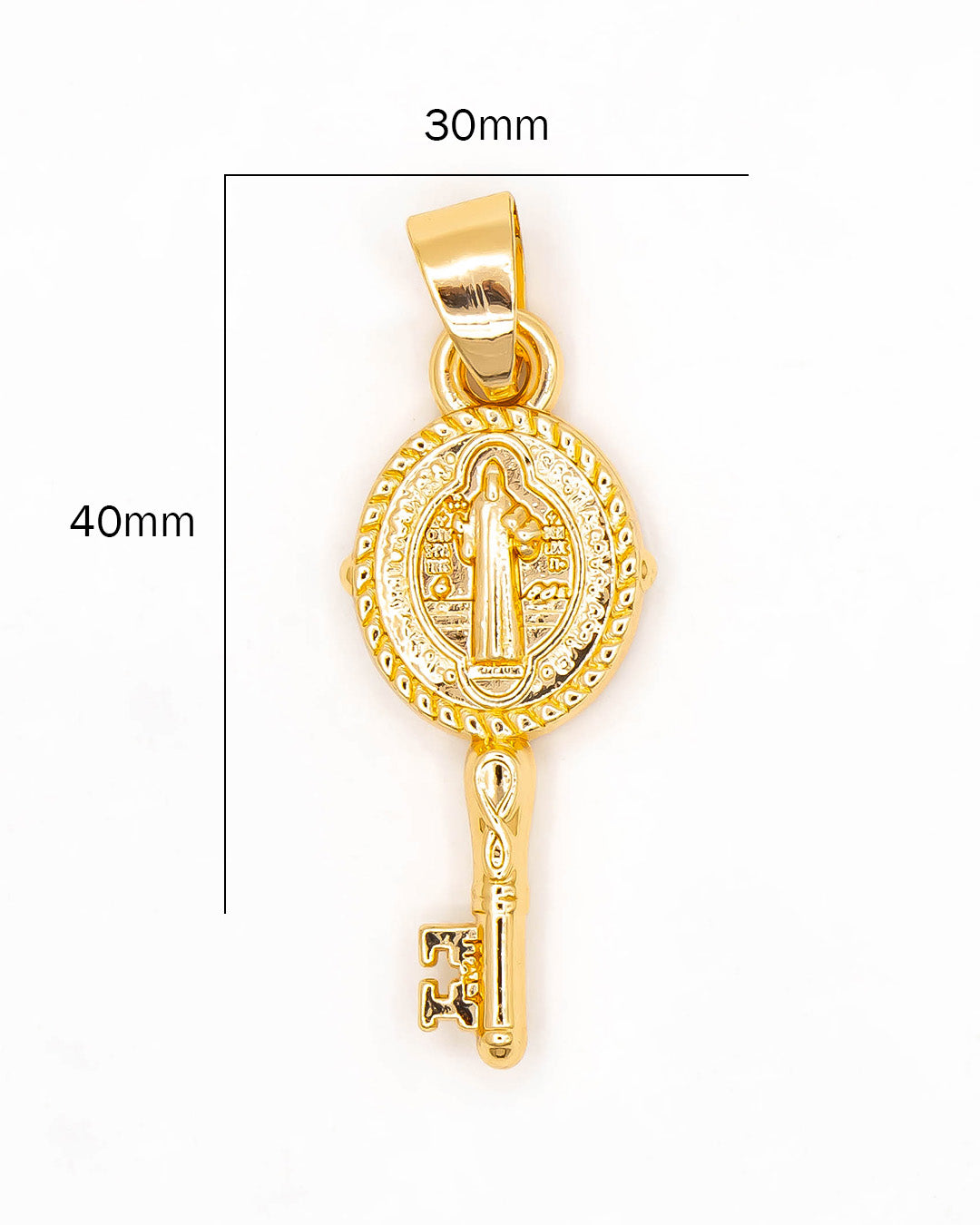 Dije llave San Benito