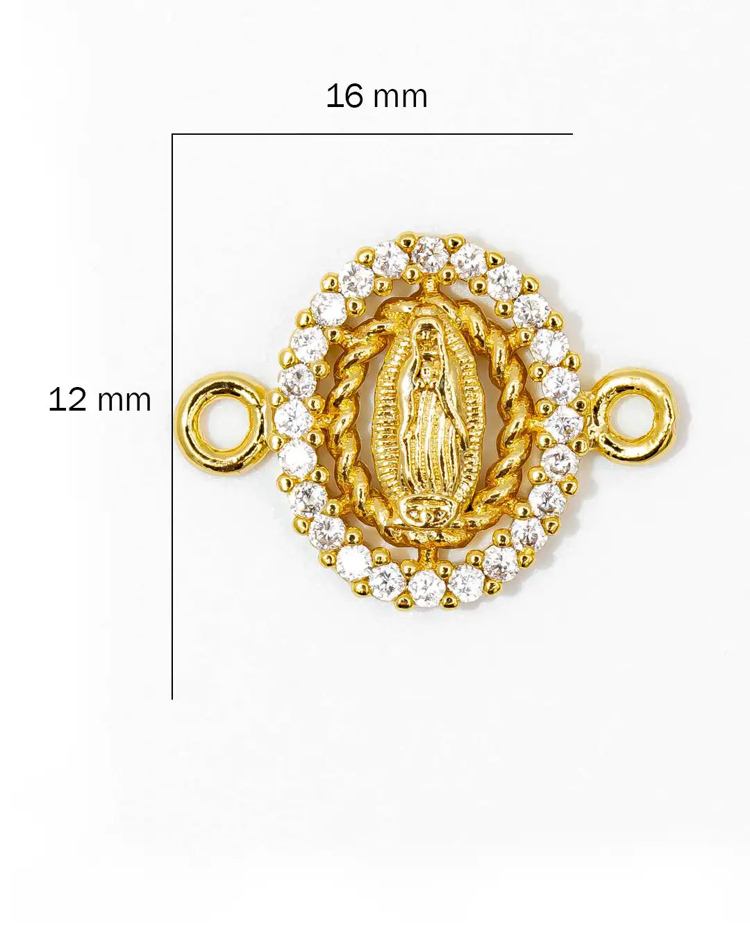 Dije pulsera Virgen de Guadalupe