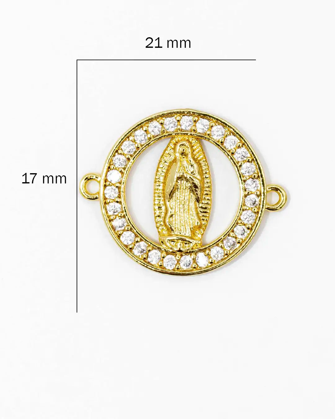 Dije pulsera Virgen de Guadalupe