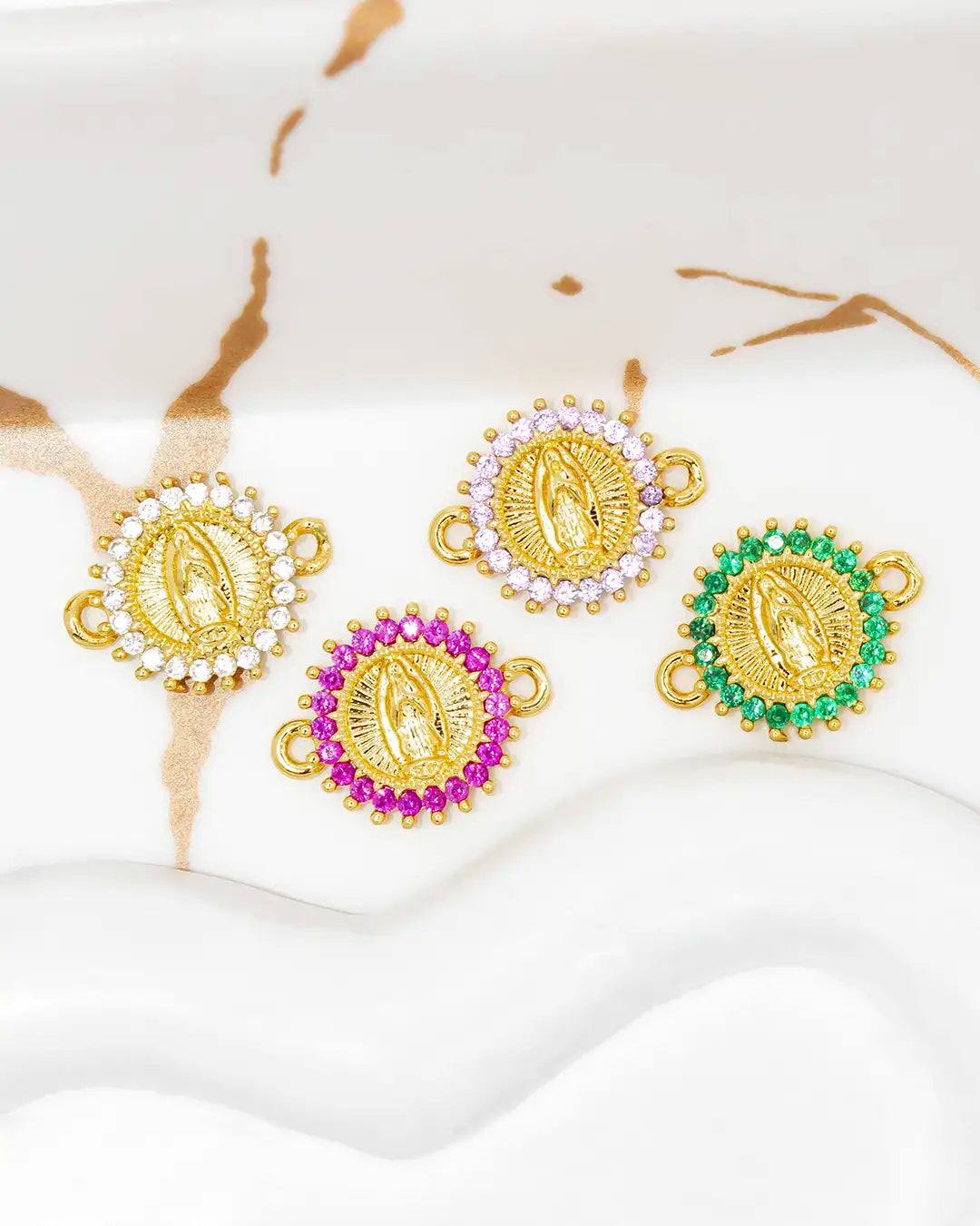 Dije pulsera Virgen Guadalupe