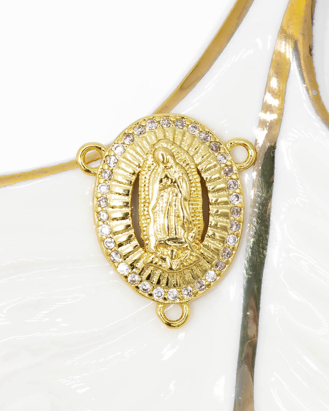 Dije crucero Virgen Guadalupe