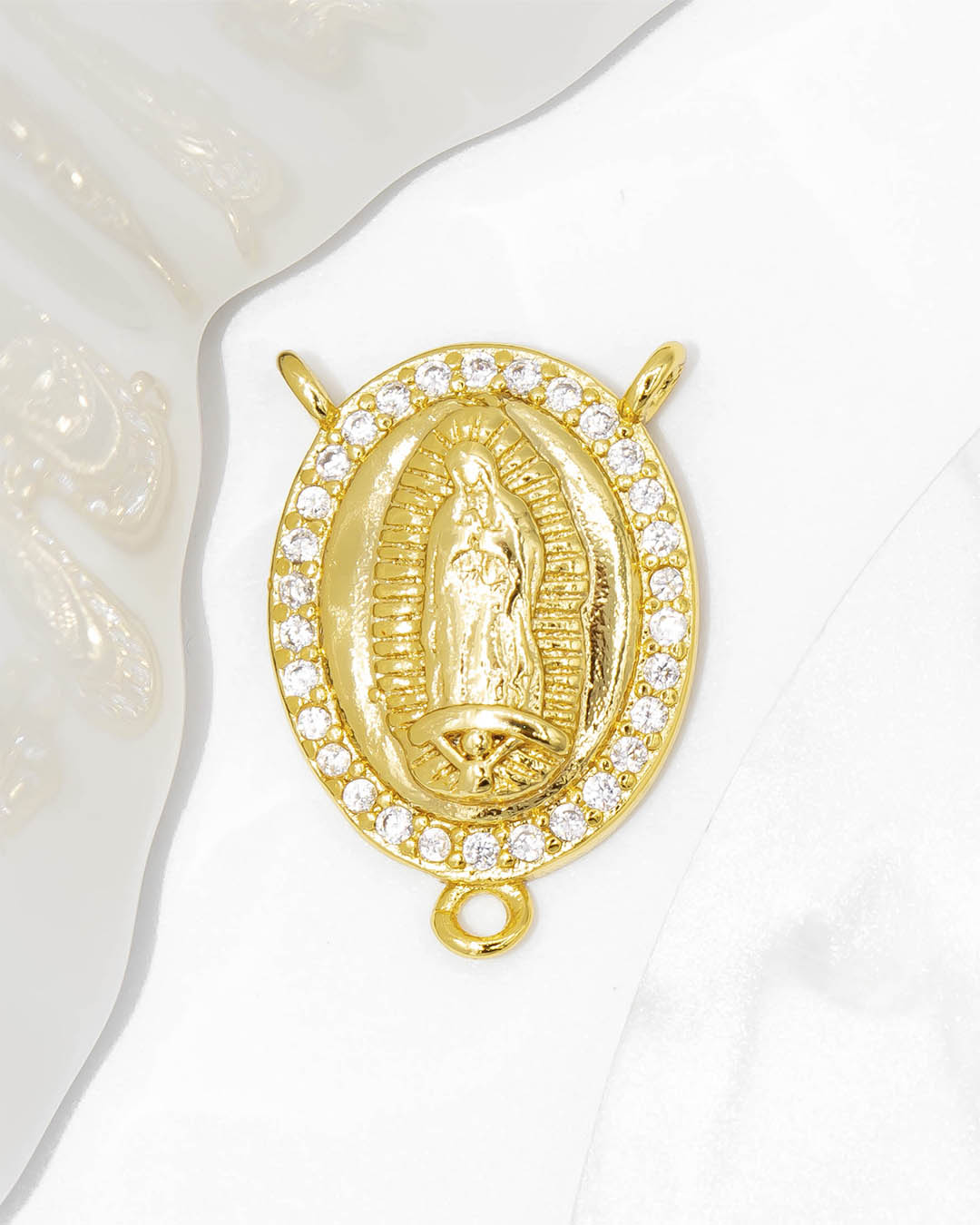 Dije crucero Virgen Guadalupe