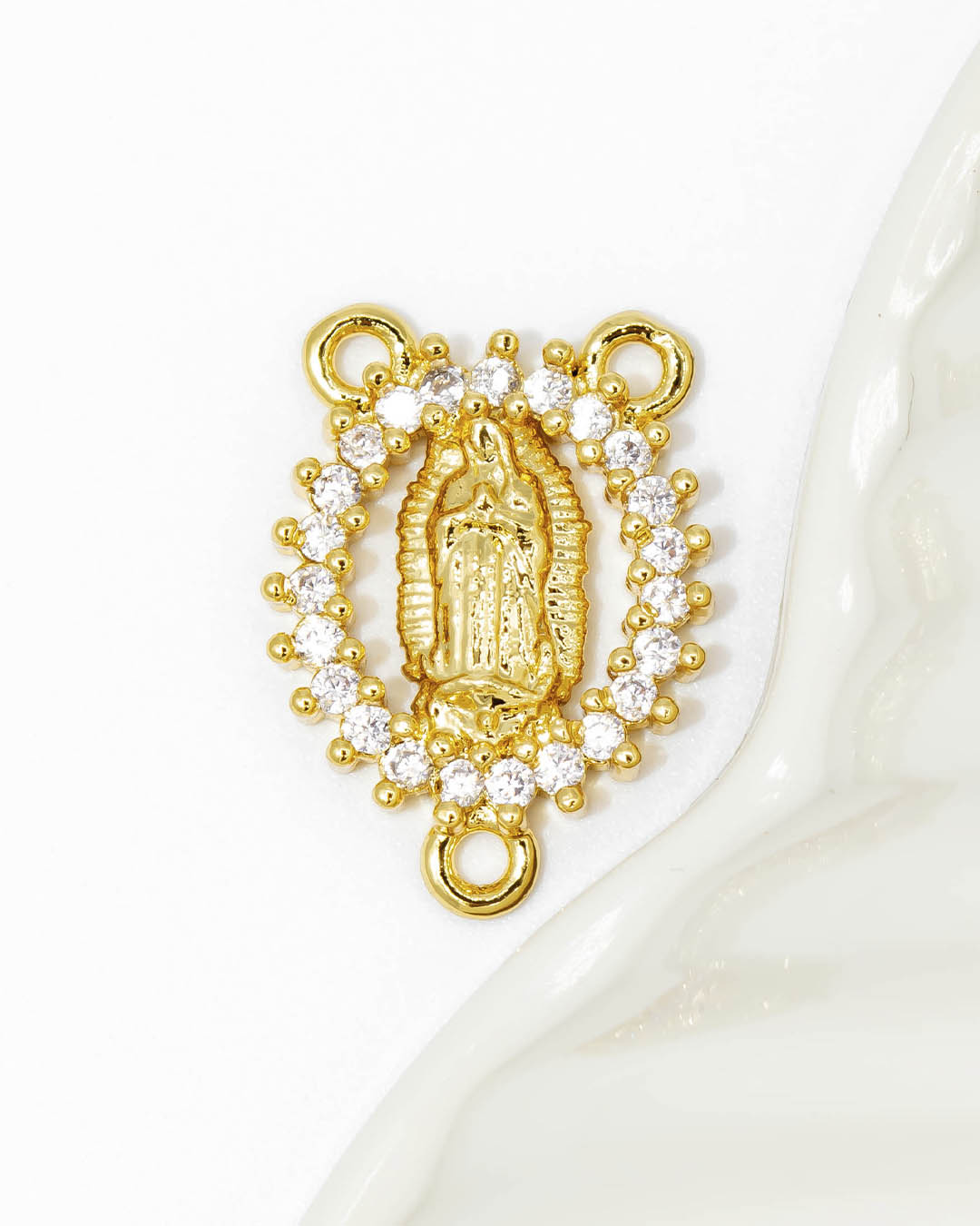 Dije crucero Virgen Guadalupe