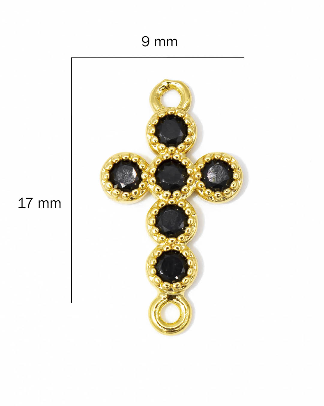 Dije pulsera mini cruz