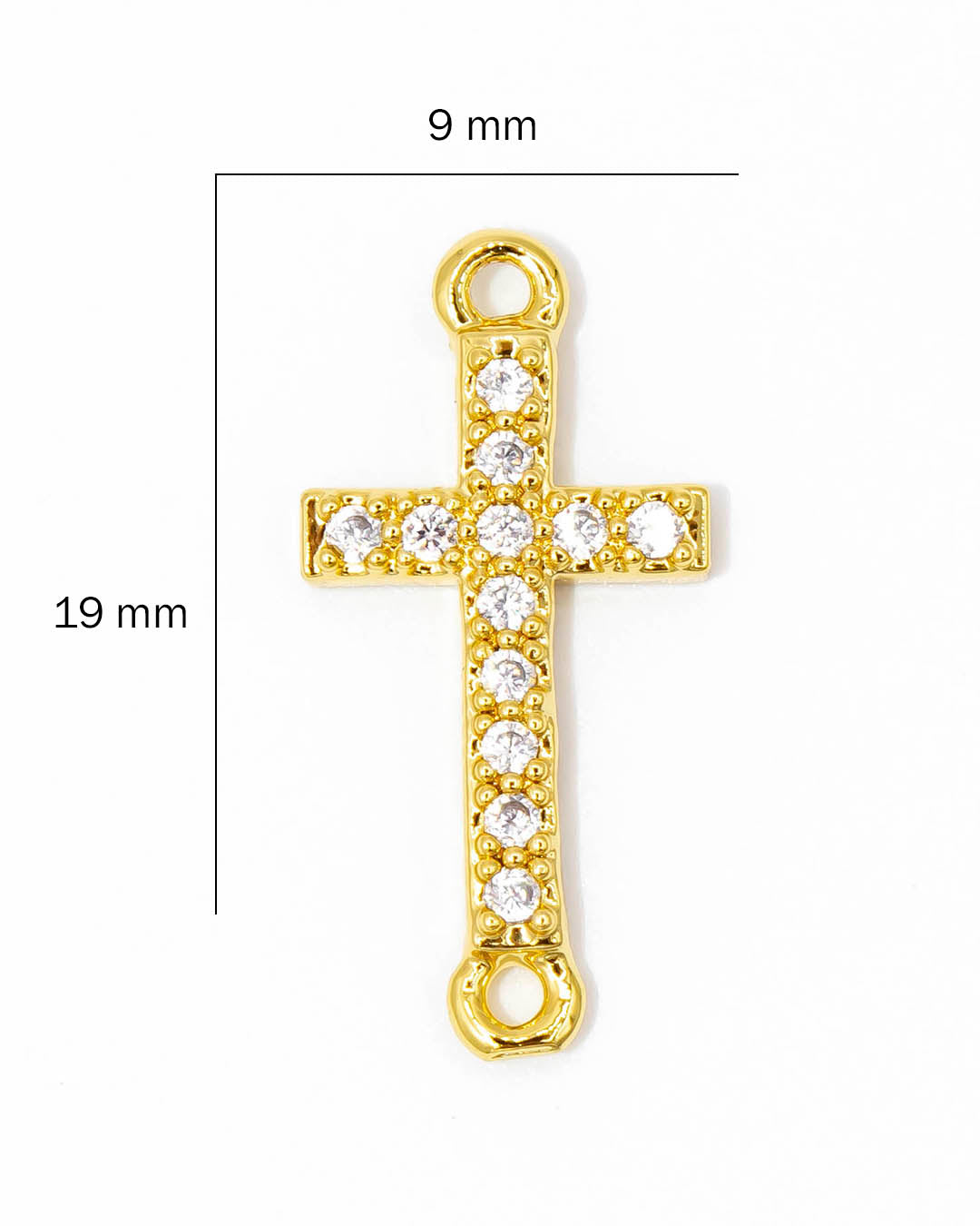 Dije pulsera cruz